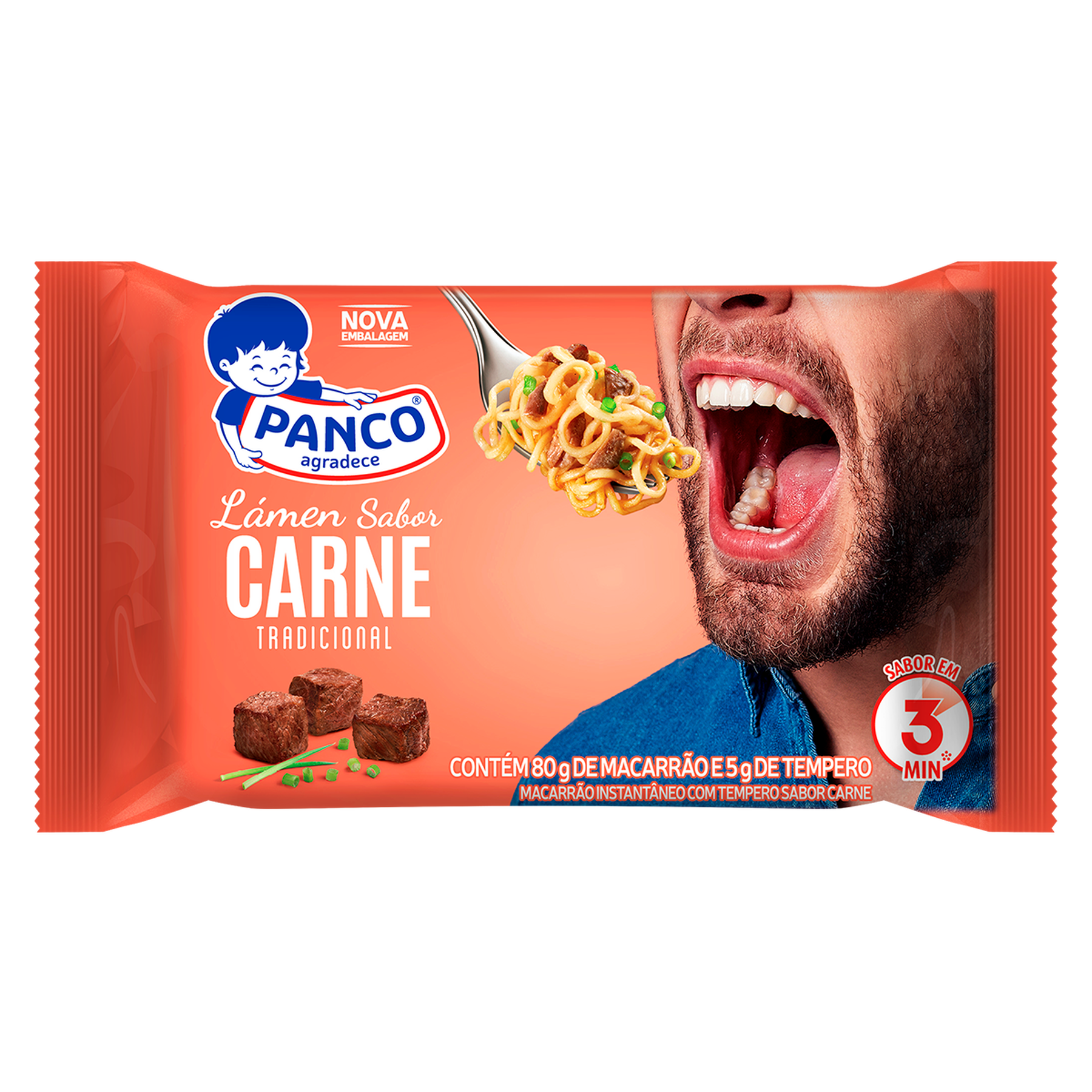 Macarr&atilde;o Instant&acirc;neo Carne Panco 85g