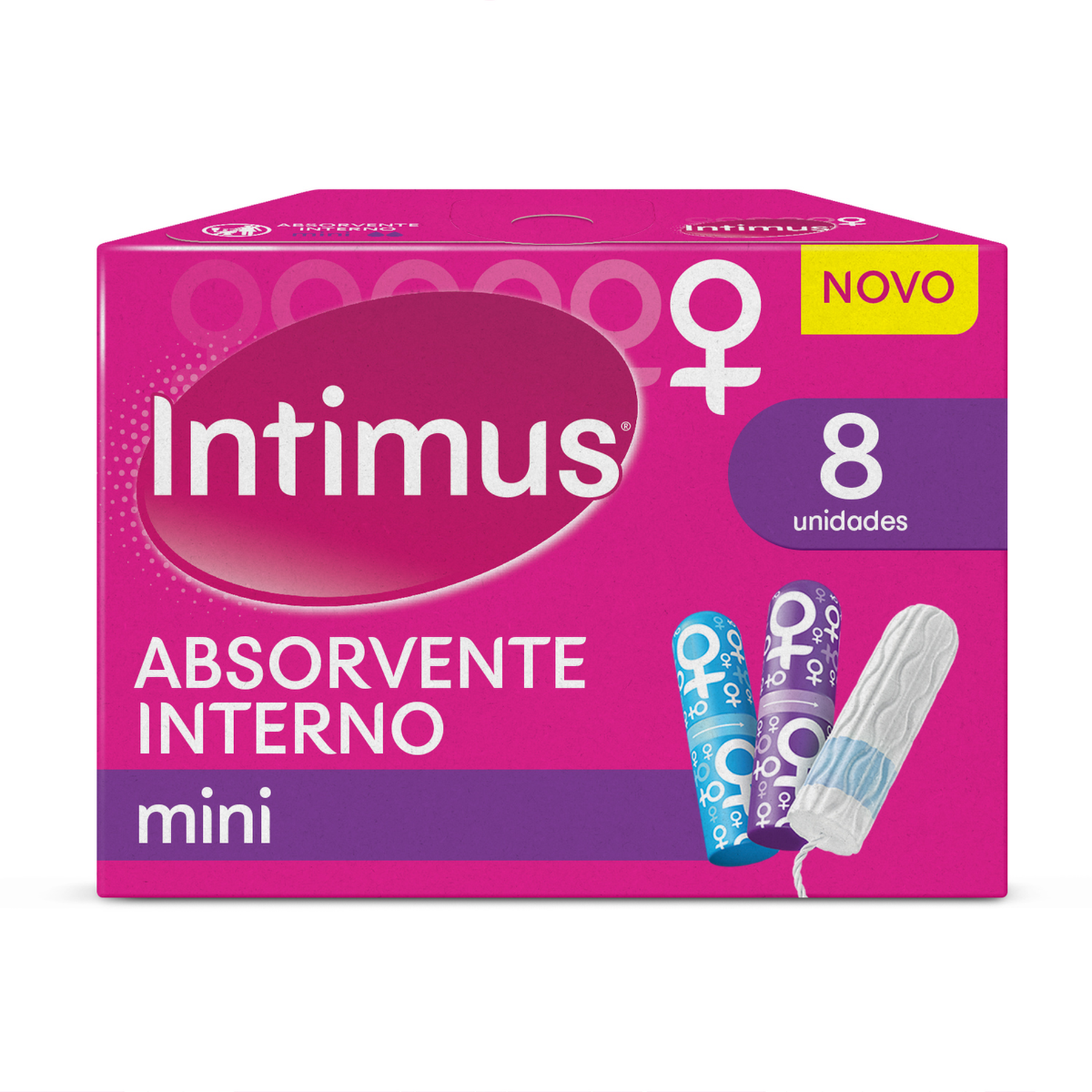 Absorvente Interno Mini Intimus Caixa 8 Unidades