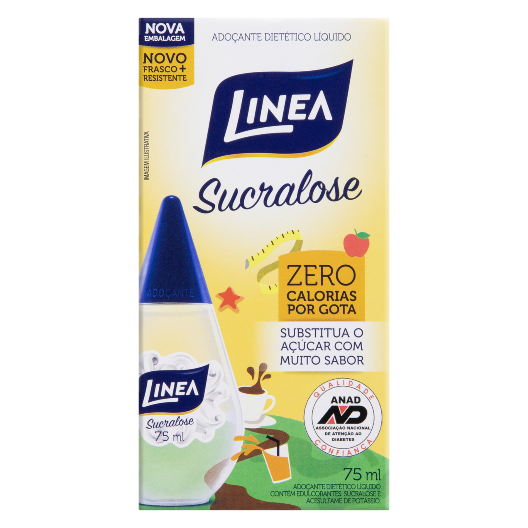 Adoçante Líquido Sucralose Linea Caixa 75ml