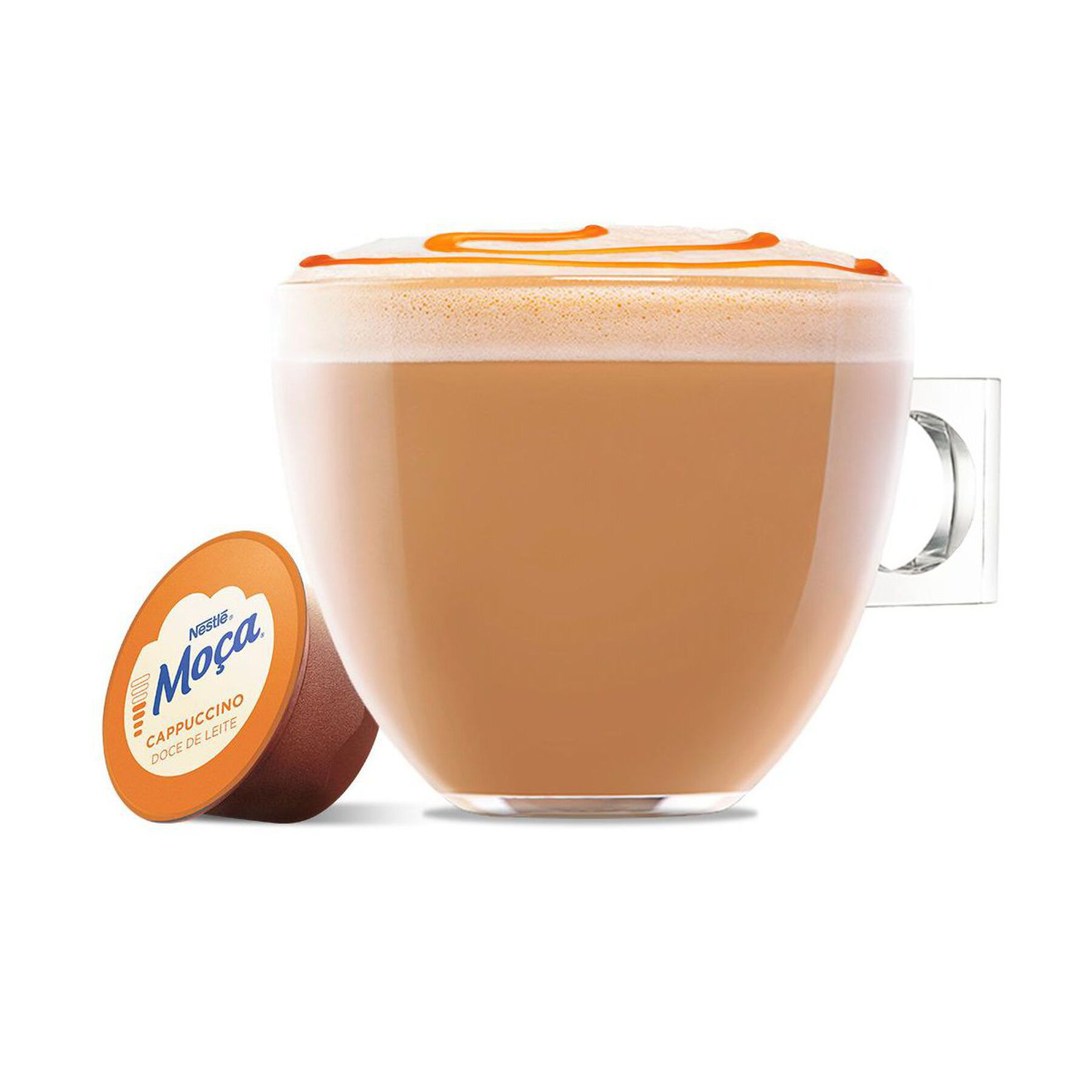 Cappuccino em Cápsula Doce de Leite Moça Dolce Gusto Nescafé Caixa C/10 Unidades
