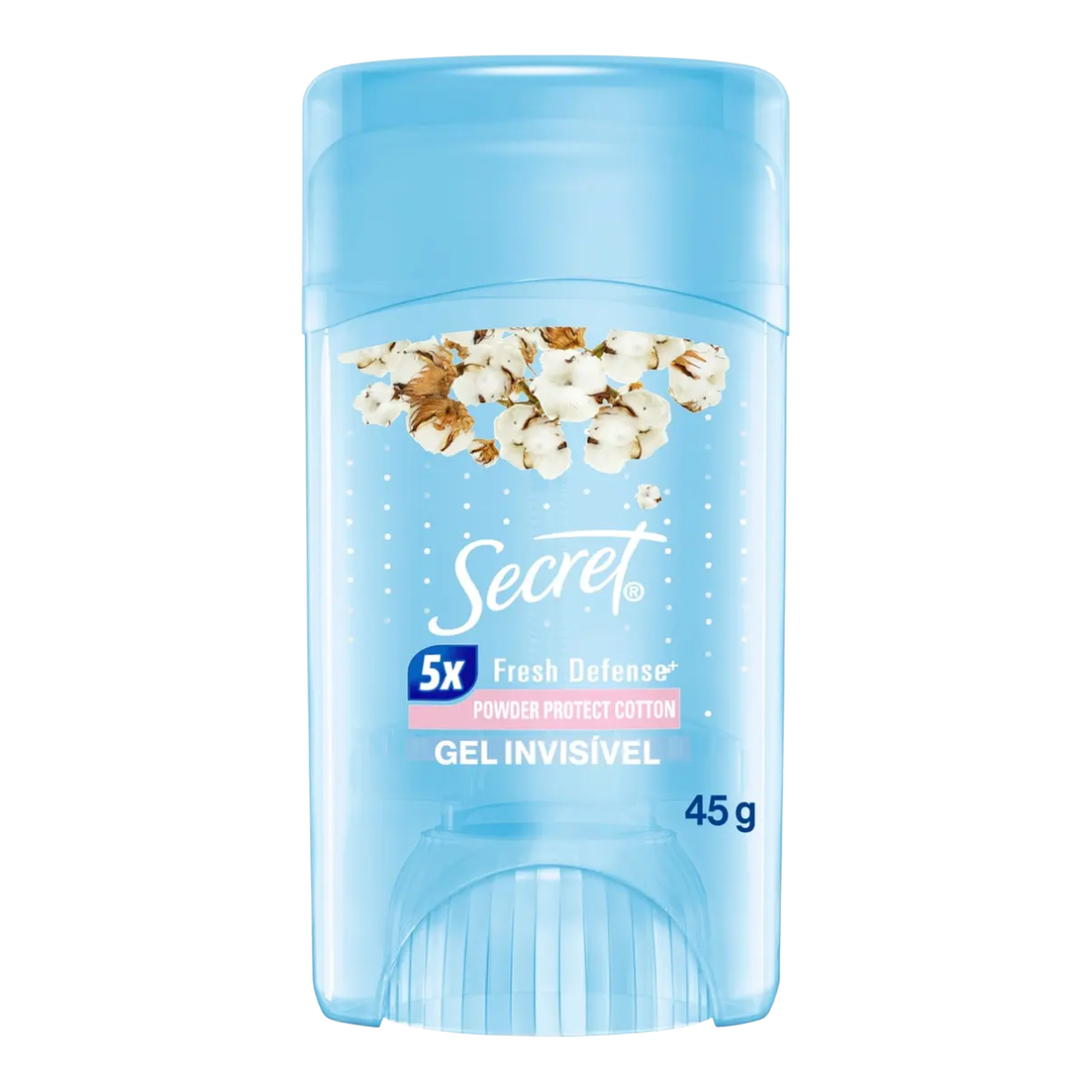 Desodorante Antitranspirante Gel Secret Powder Protect Cotton 45g