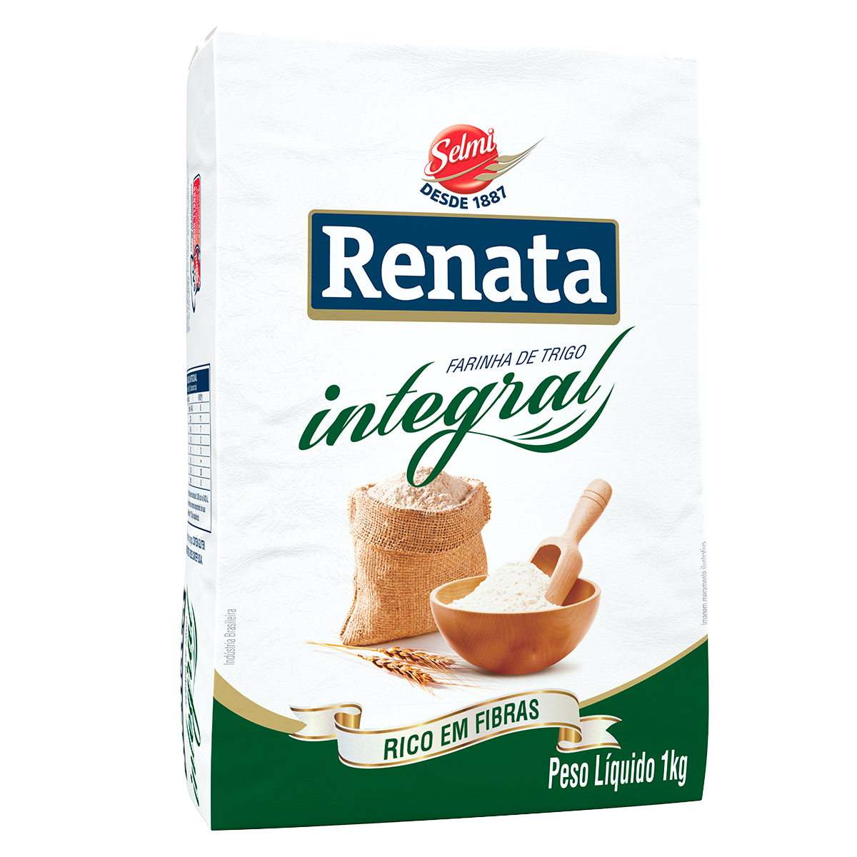 Farinha de Trigo Integral Renata Pacote 1kg