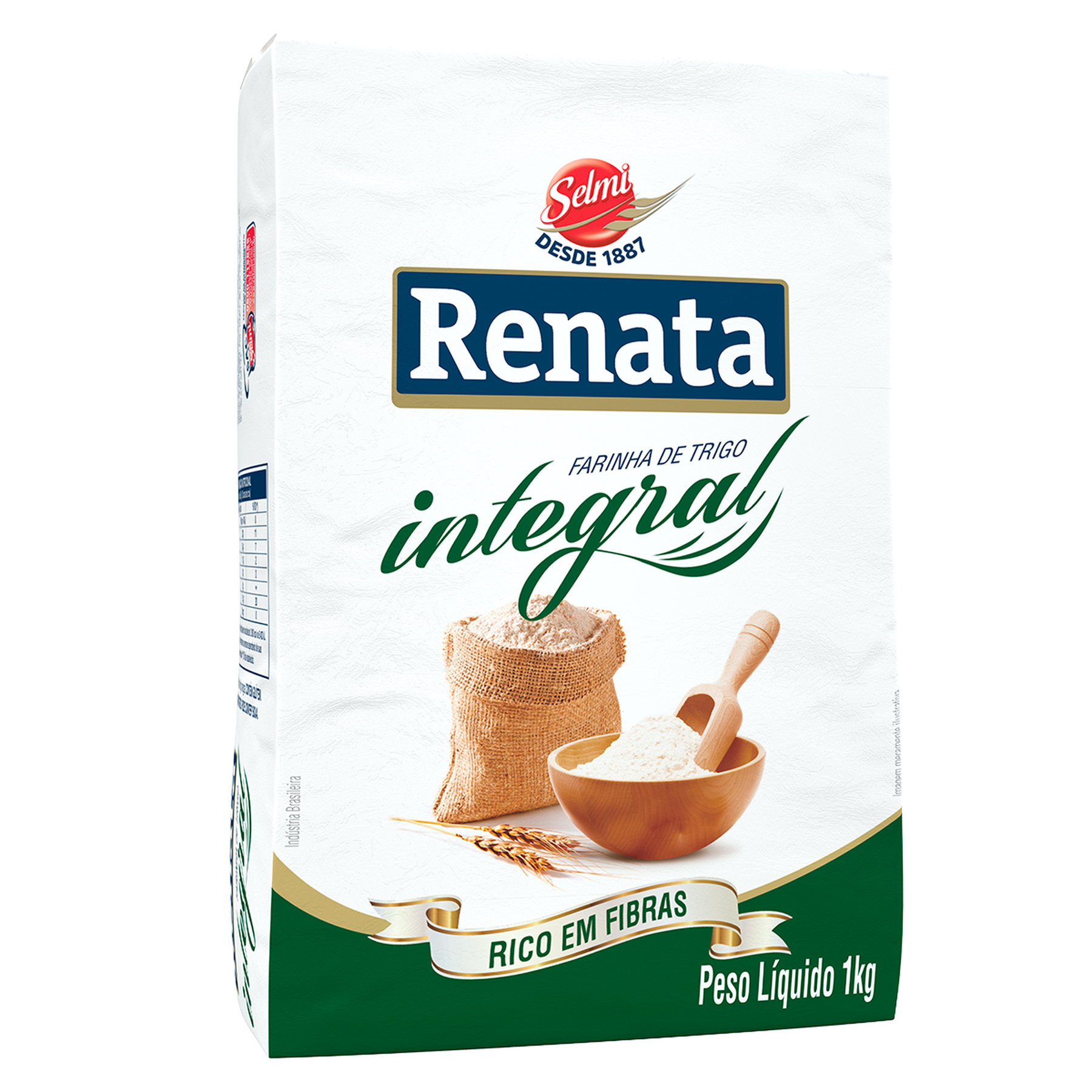 Farinha de Trigo Integral Renata Pacote 1kg