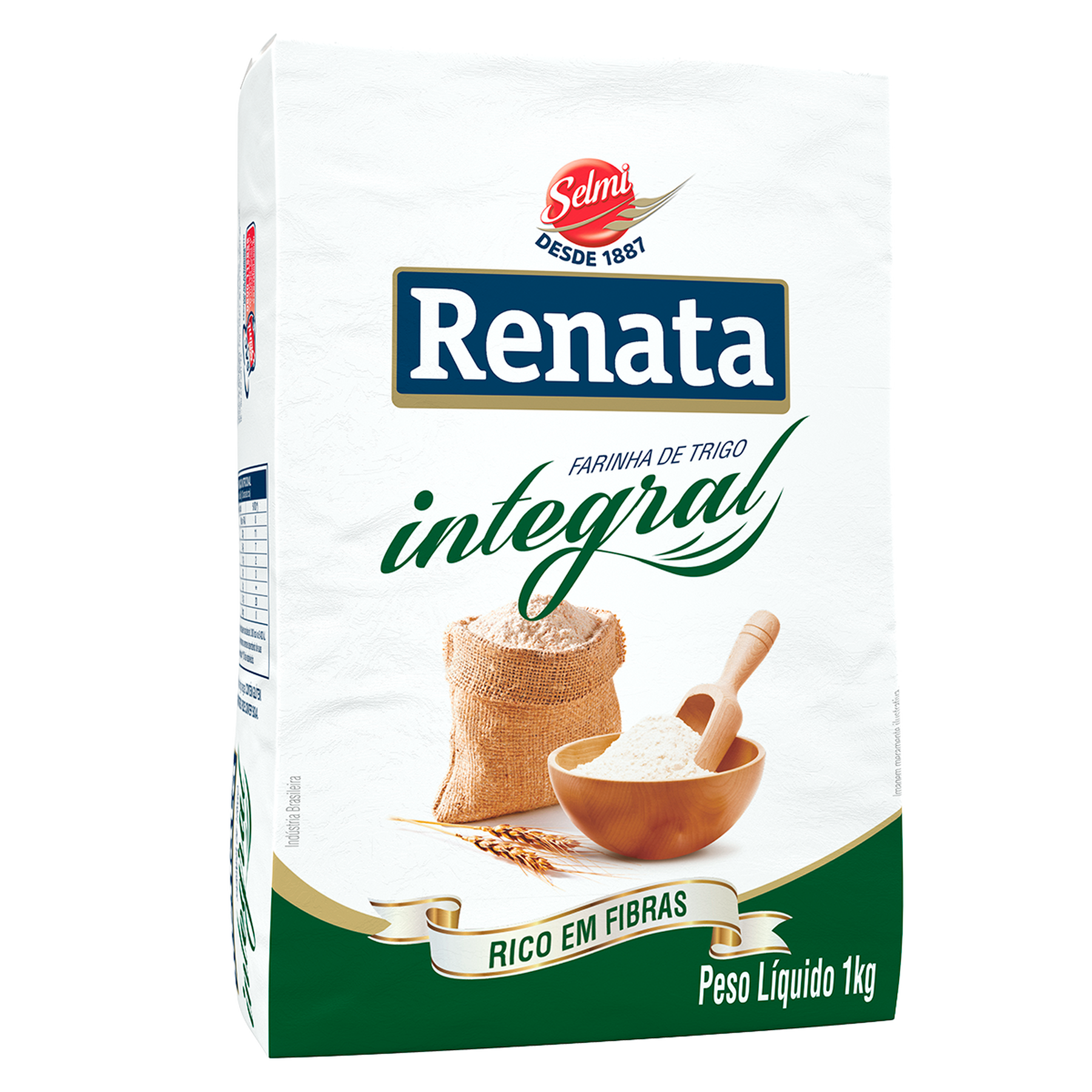 Farinha de Trigo Integral Renata Pacote 1kg