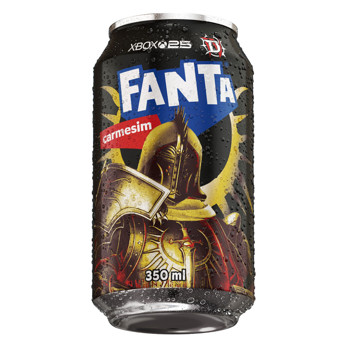 Refrigerante Carmesim Xbox 25 D IV Fanta Lata 350ml