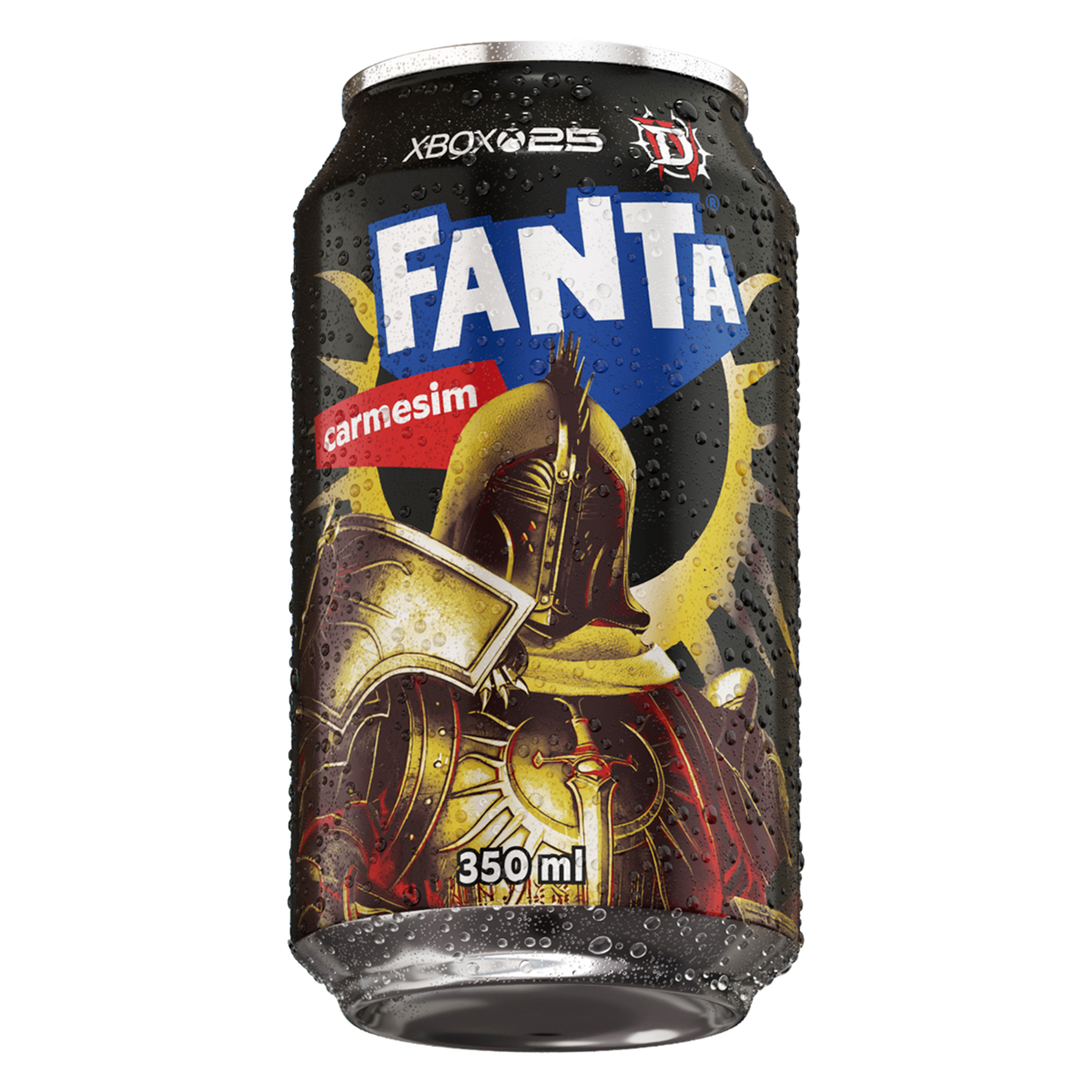 Refrigerante Carmesim Xbox 25 D IV Fanta Lata 350ml