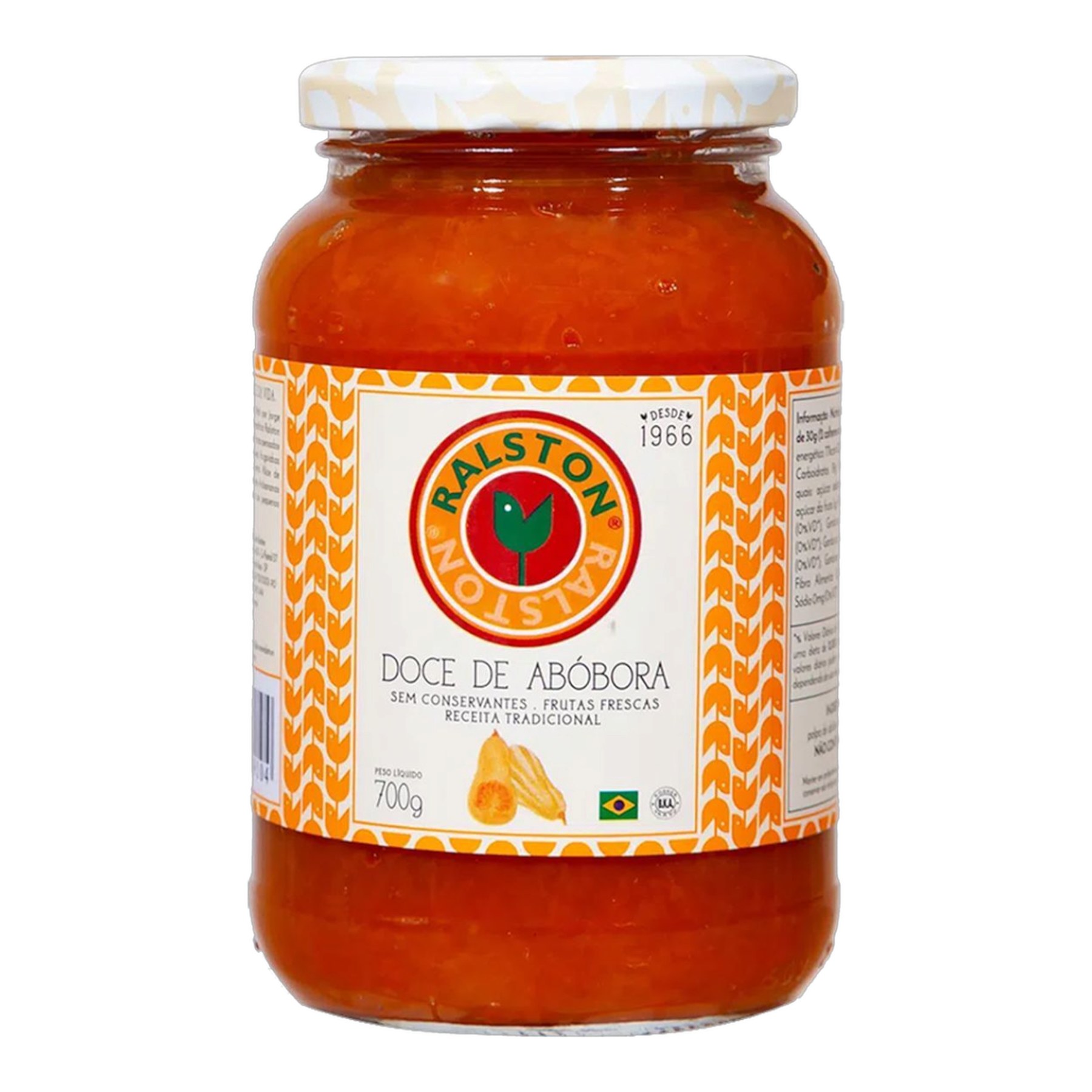 Doce Ab&oacute;bora Cremoso Ralston 700g
