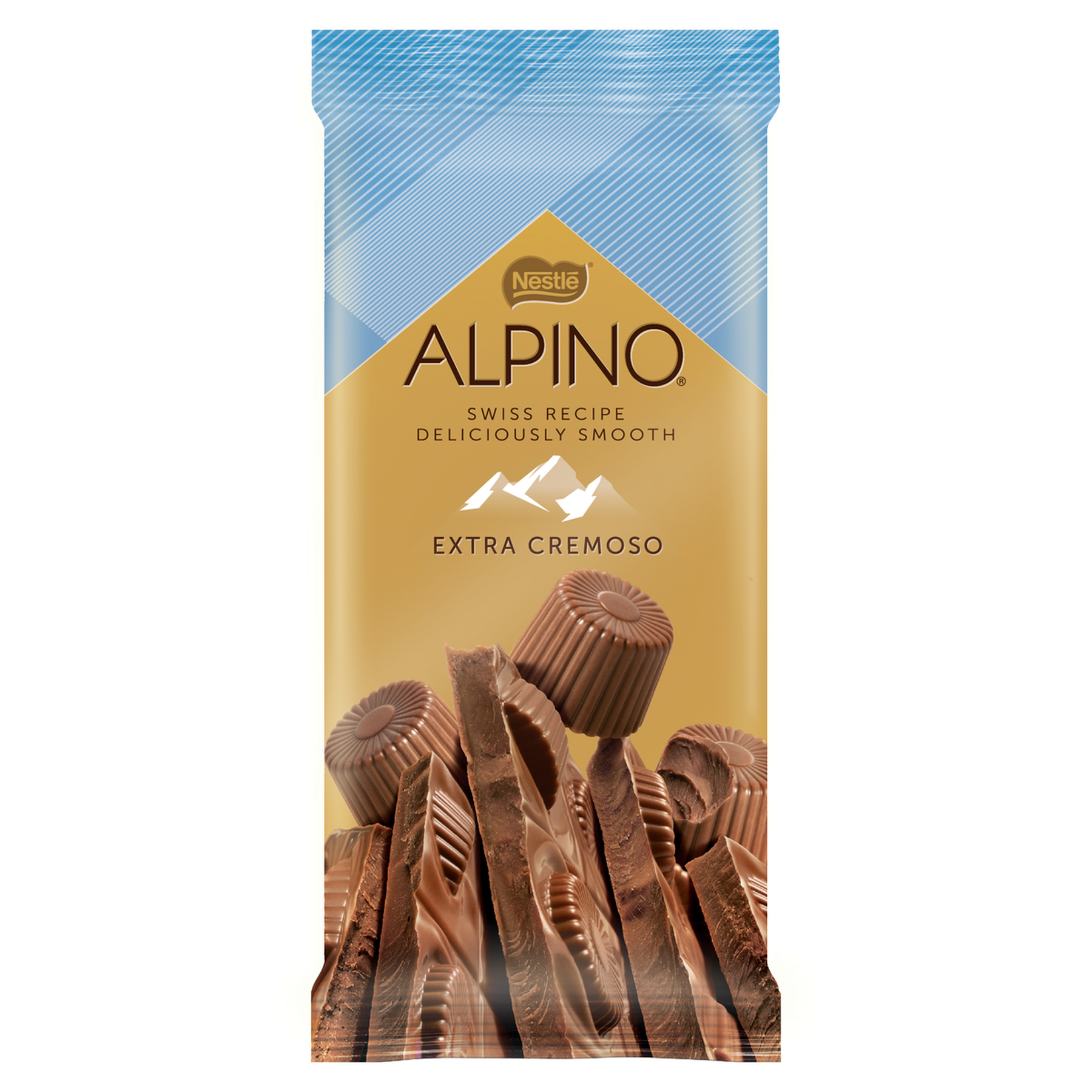 Chocolate ao Leite Extra Cremoso Nestlé Alpino Pacote 85g