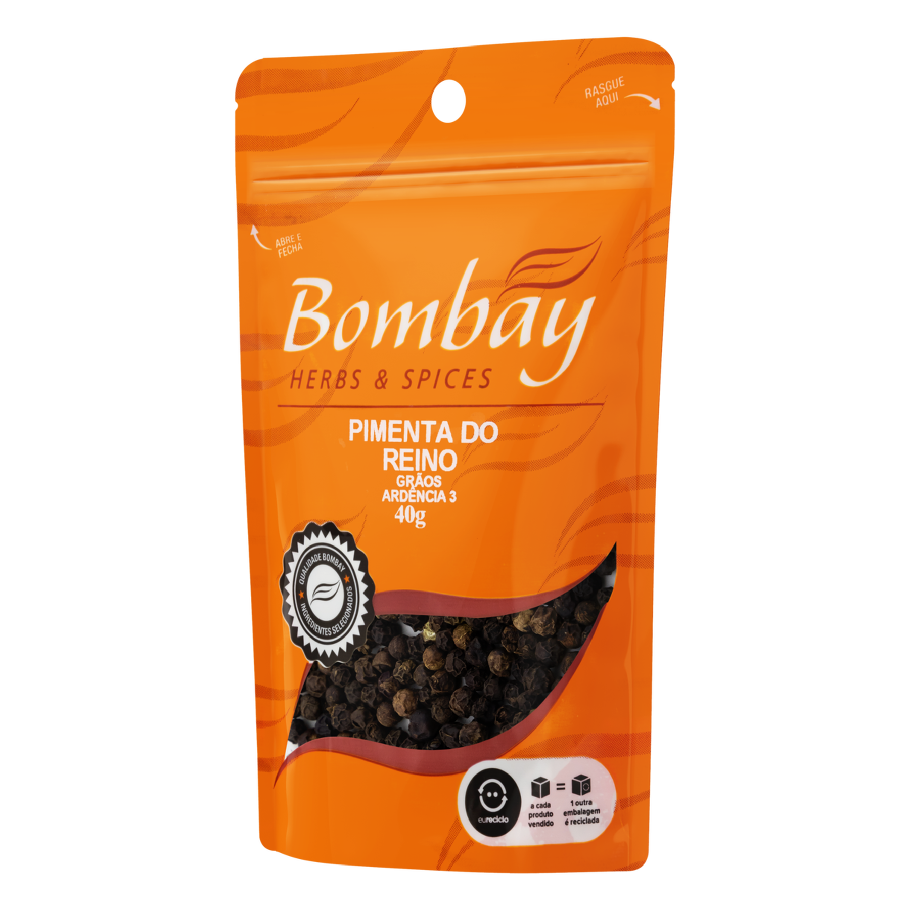 Pimenta do Reino Gr&atilde;os Bombay Pouch 40g