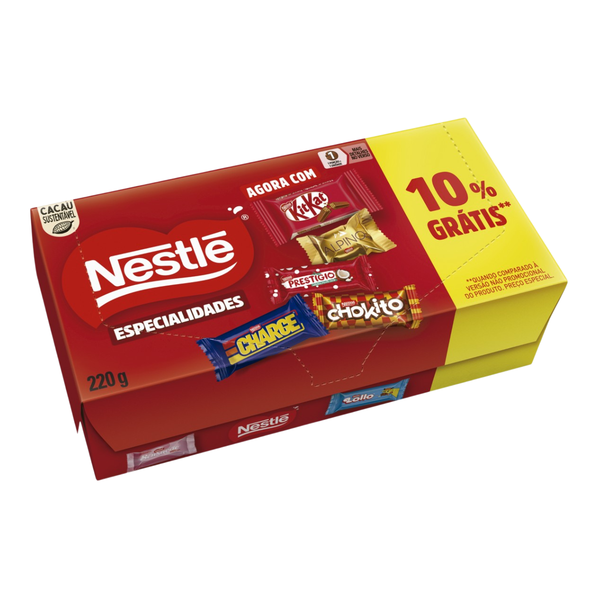 Bombom Sortido Nestl&eacute; Especialidades Caixa 220g Gr&aacute;tis 10%
