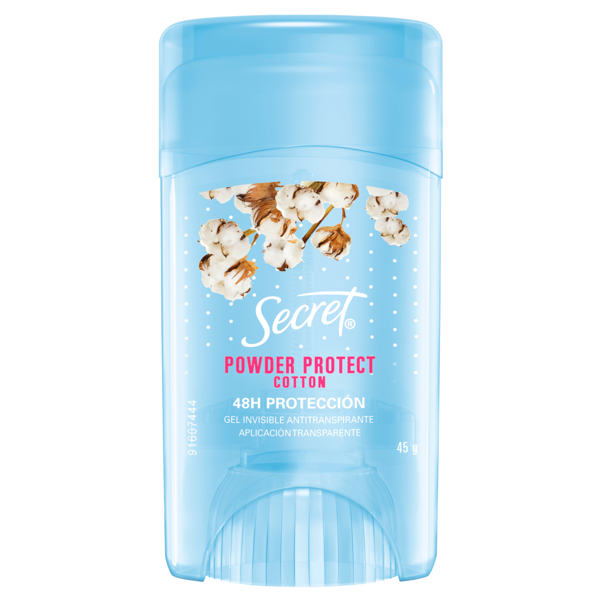 Desodorante Antitranspirante em Gel Powder Protect Cotton Secret 45g
