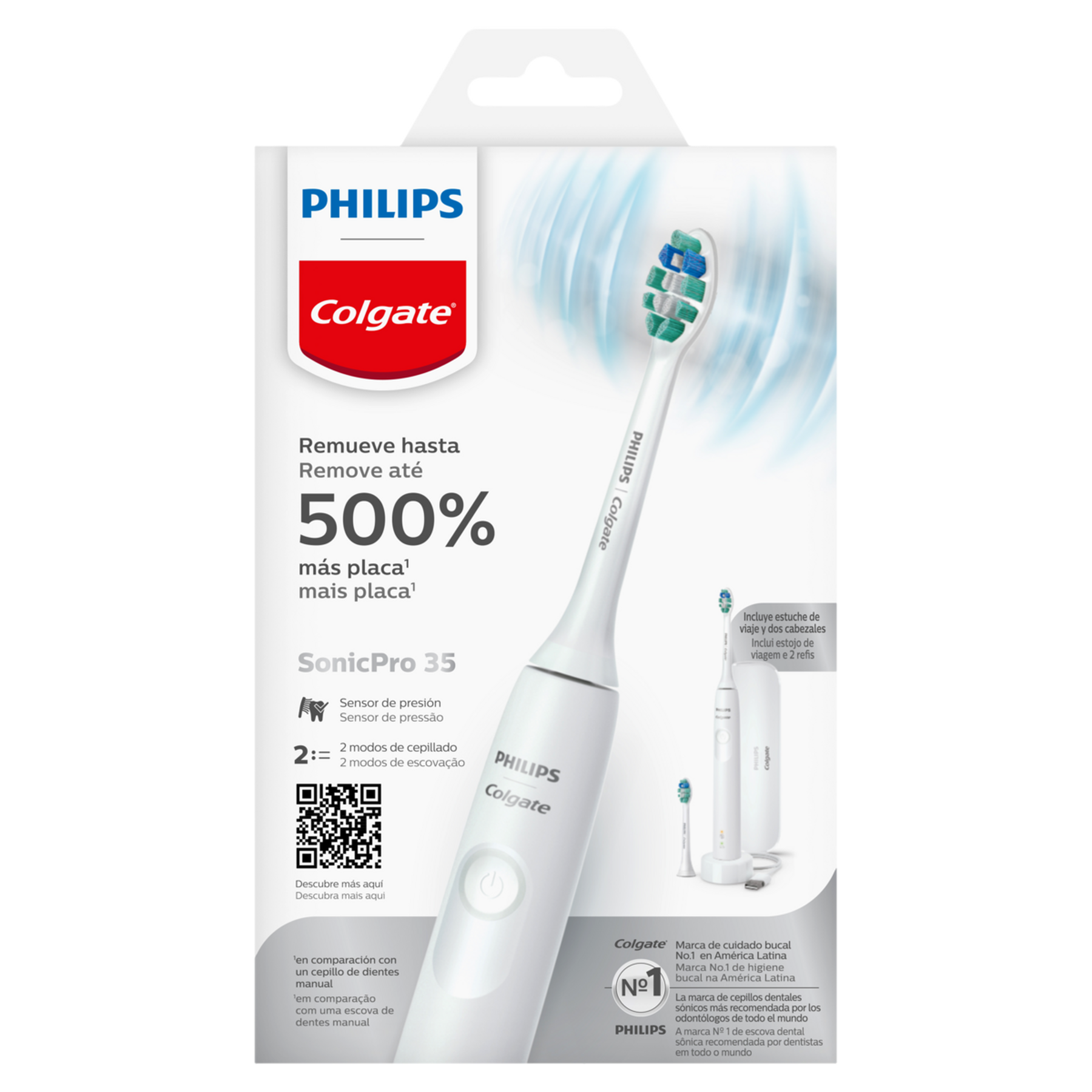 Escova Dental El&eacute;trica Colgate + Philips SonicPro 35&nbsp;