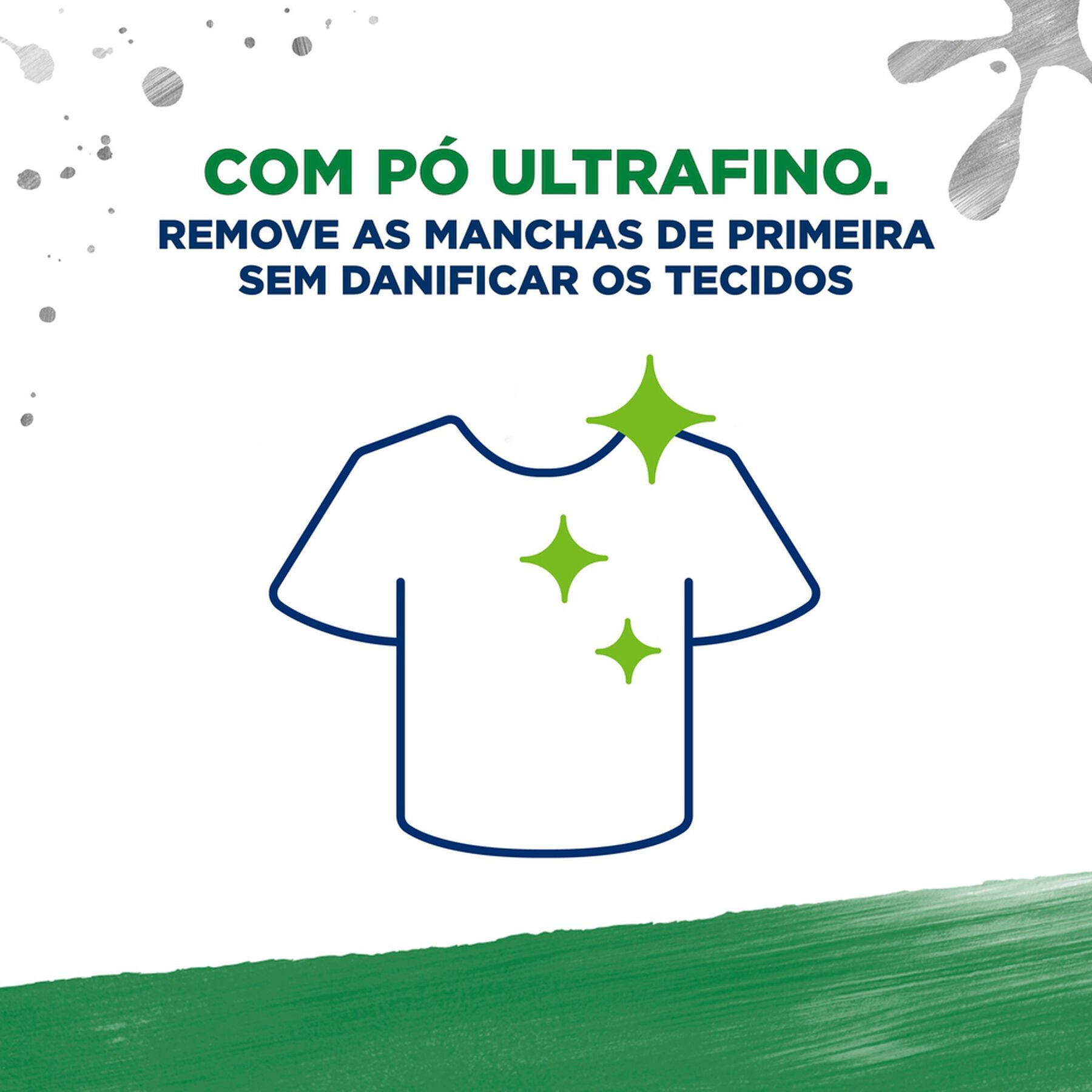 Lava Roupas em P&oacute; Lavagem Perfeita Omo Sanitiza e Higieniza Caixa 800g&nbsp;&nbsp;&nbsp;