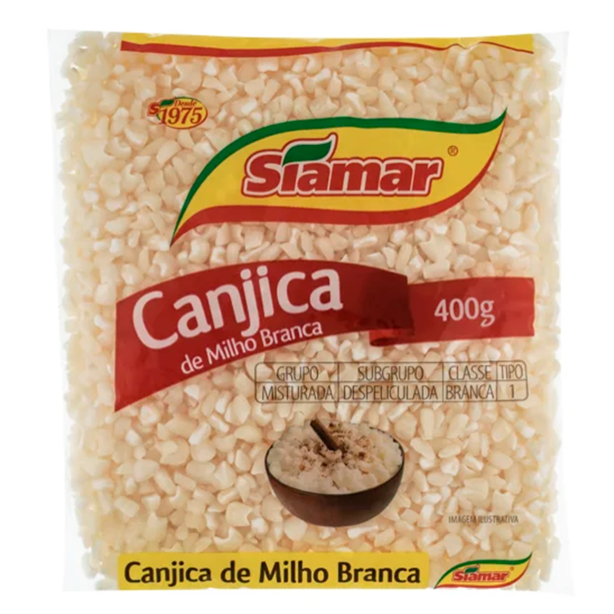 Canjica Branca Siamar 400g