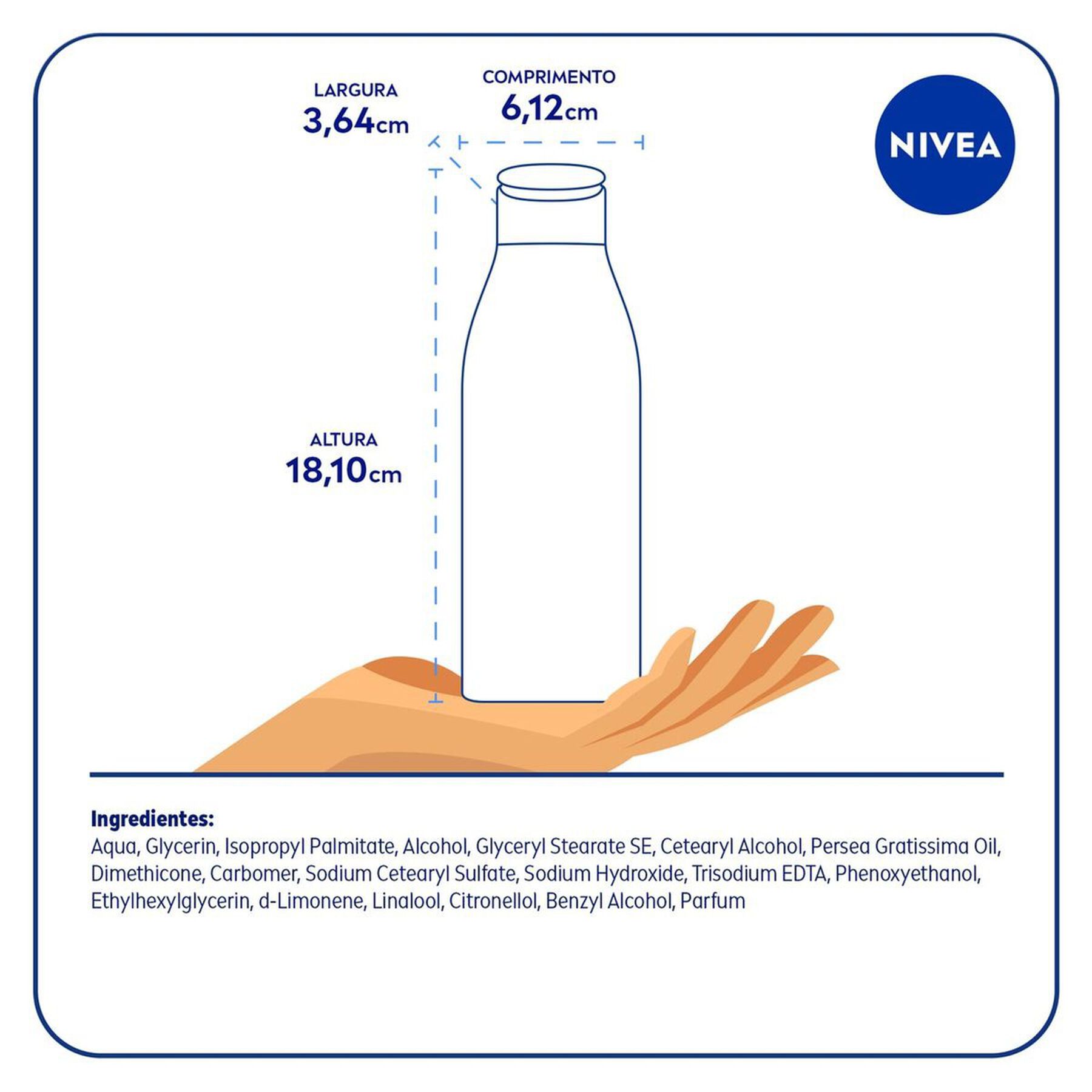 Lo&ccedil;&atilde;o Deo-Hidratante Flor de Laranjeira & &Oacute;leo de Abacate Nivea &Oacute;leos Essenciais Frasco 200ml&nbsp;