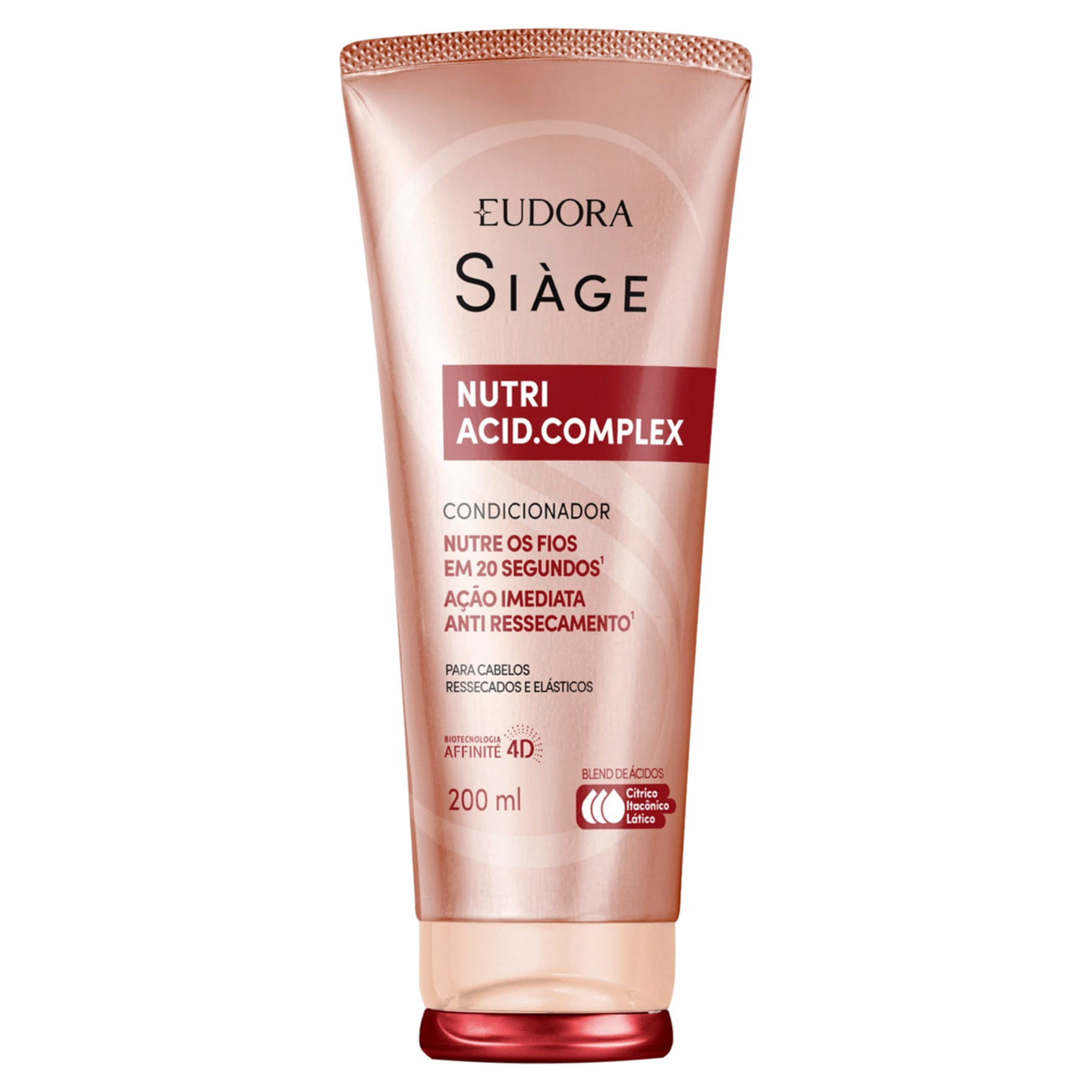 Condicionador Si&agrave;ge Nutri Acid.Complex Eudora Bisnaga 200ml
