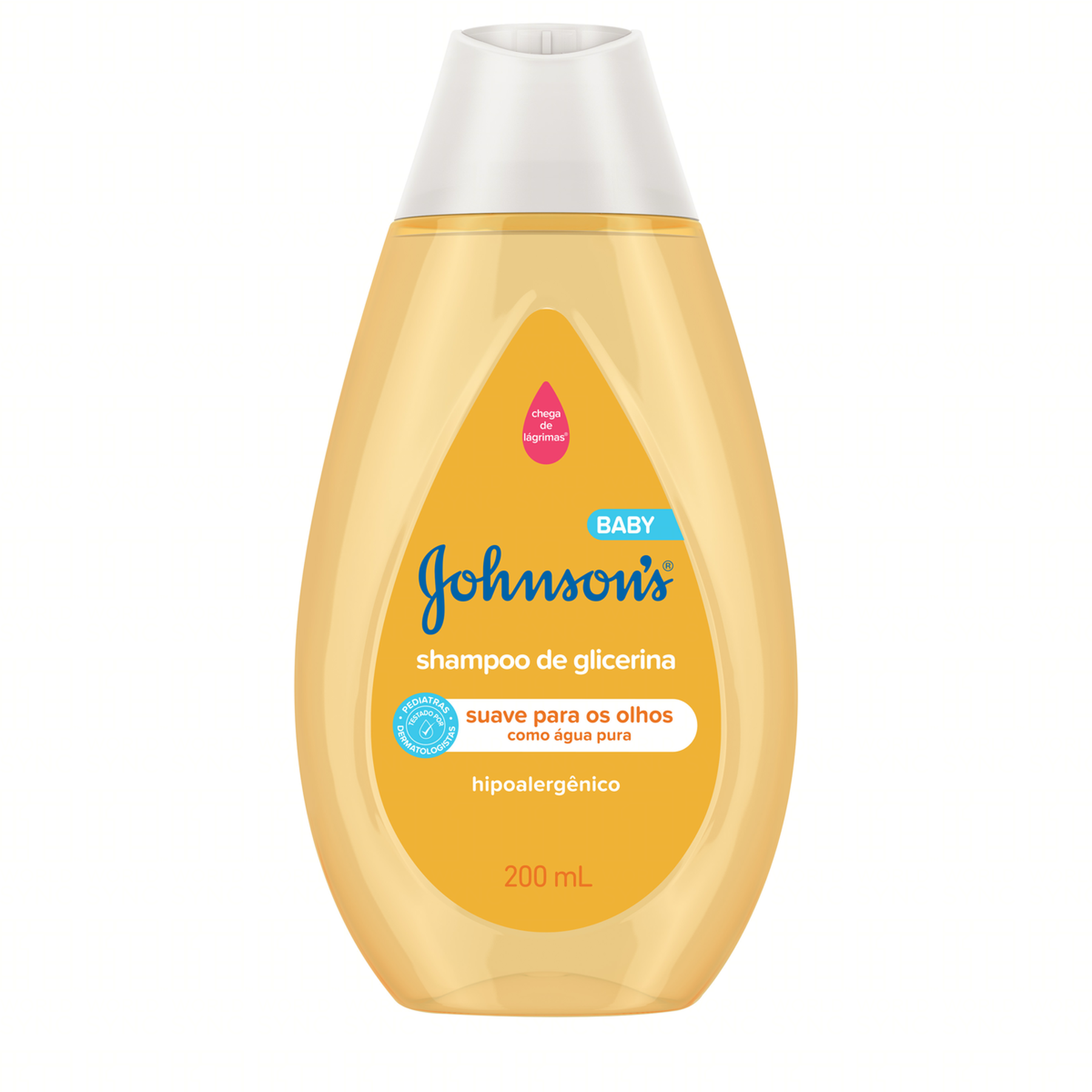 Shampoo Infantil de Glicerina Johnson's Baby Frasco 200ml