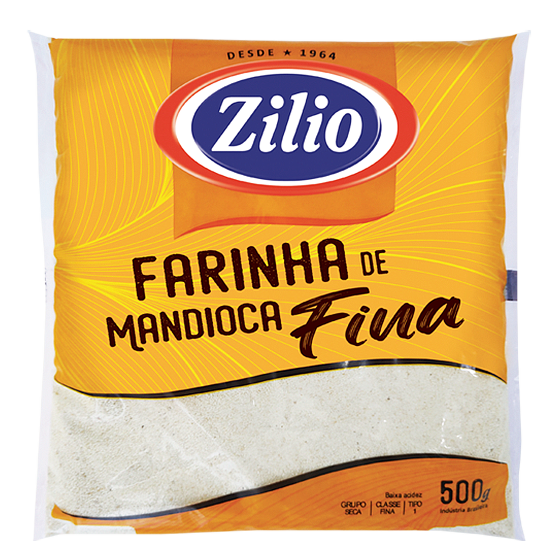 Farinha de Mandioca Fina Zilio 500g