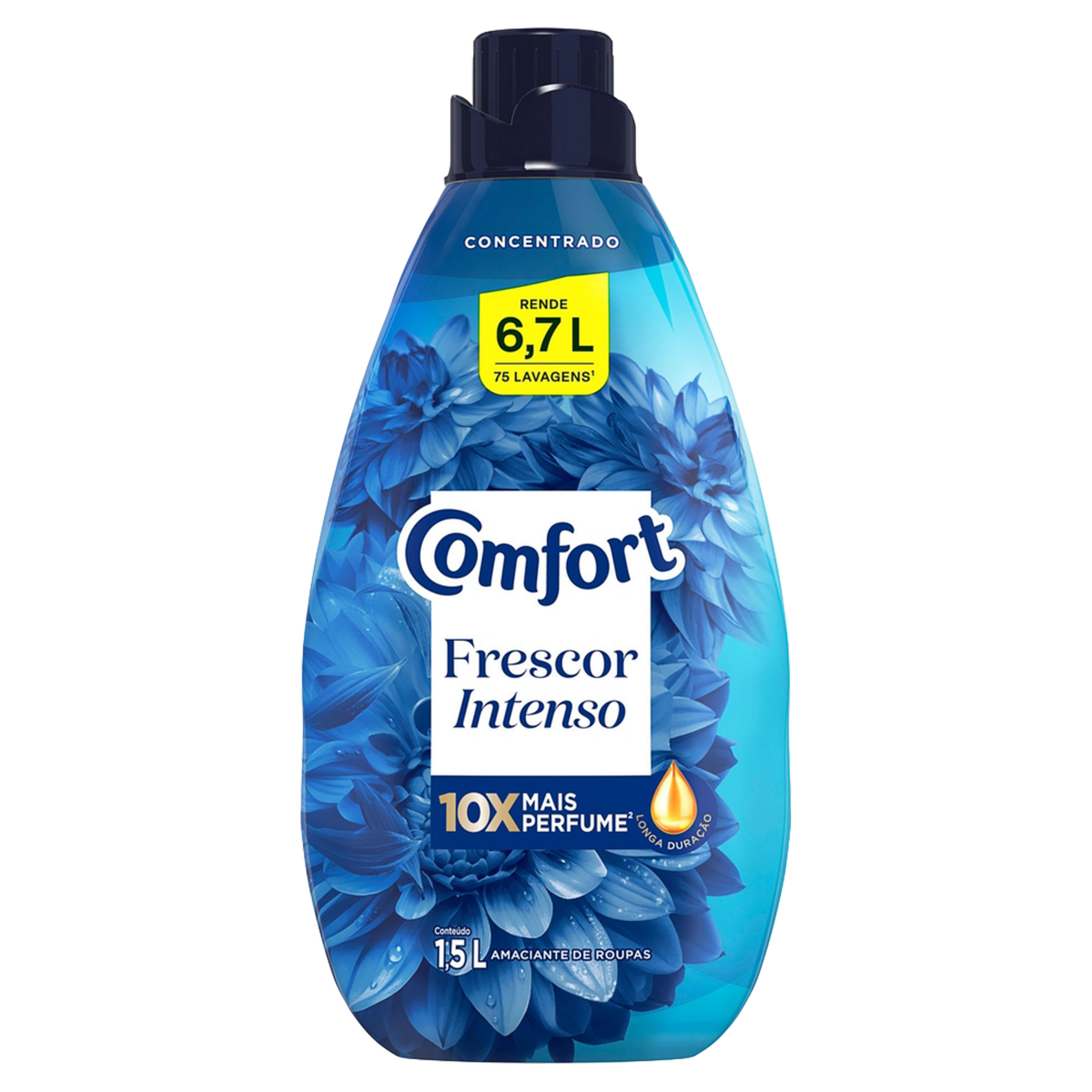 Amaciante de Roupa Concentrado Frescor Intenso Comfort Frasco 1,5l