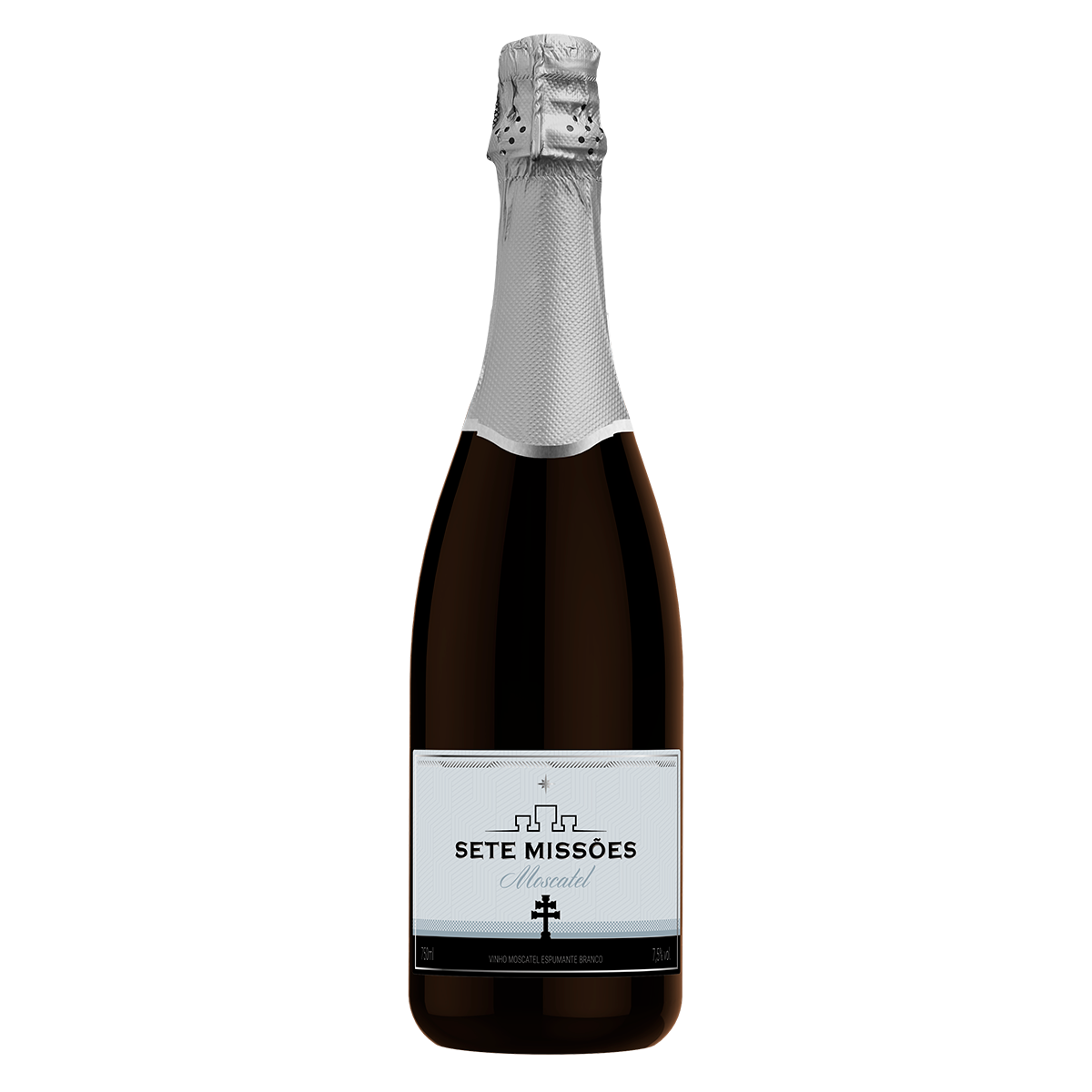 Espumante Moscatel Branco Sete Miss&otilde;es Garrafa 750ml
