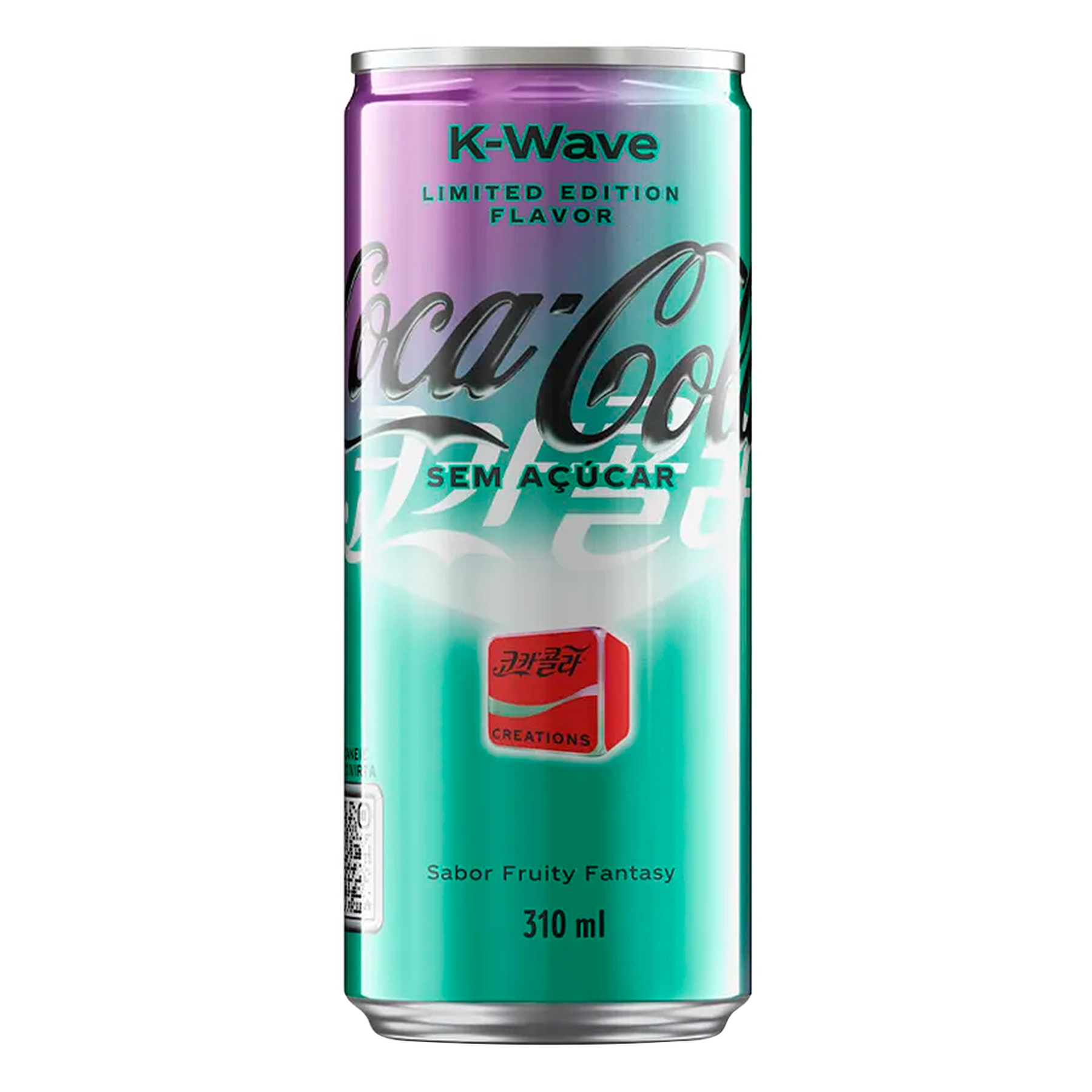 Refrigerante K-Wave Fruity Fantasy sem Açúcar Coca-Cola Lata 310ml