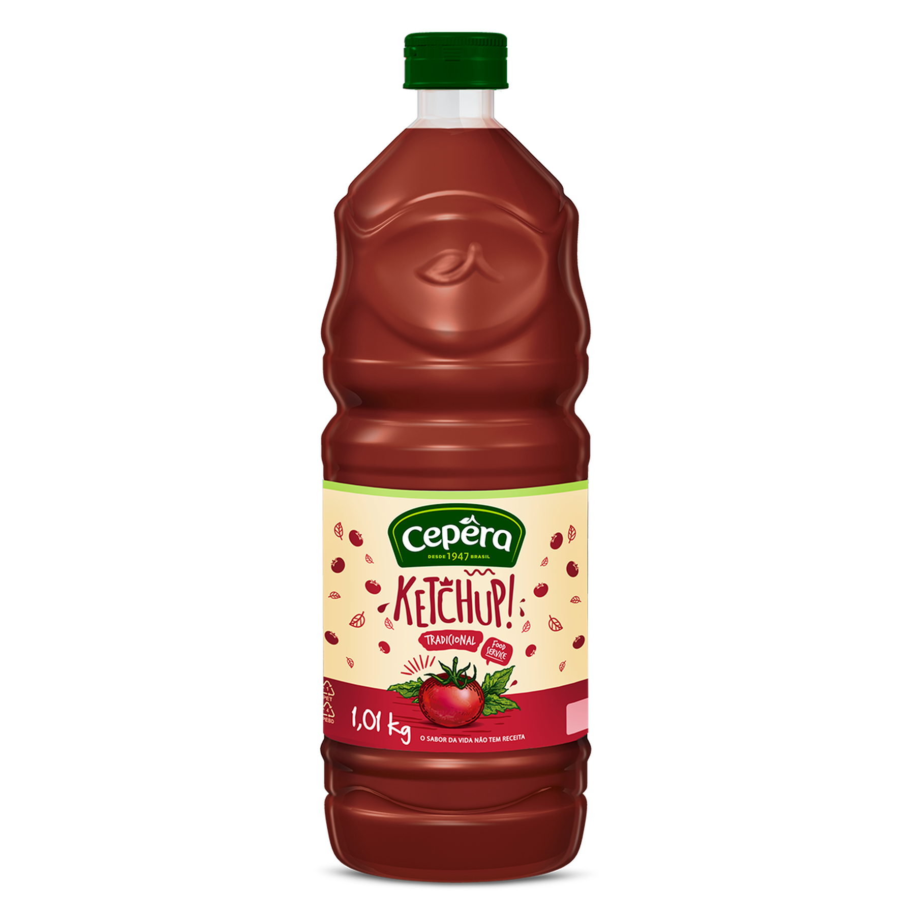 Ketchup Tradicional Cepêra Garrafa 1,01kg 