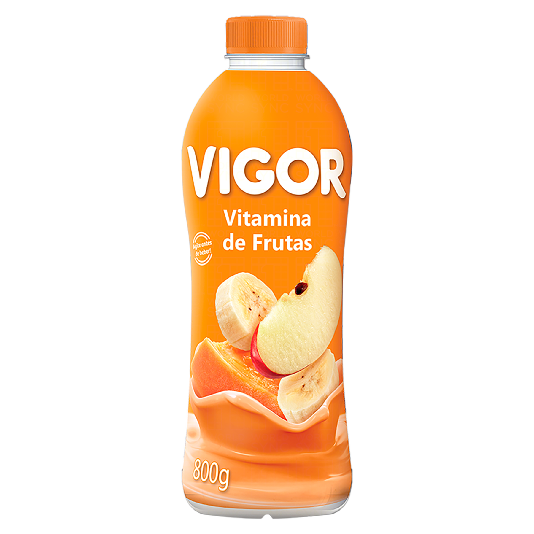Iogurte Parcialmente Desnatado Vitamina de Frutas Vigor Garrafa 800g