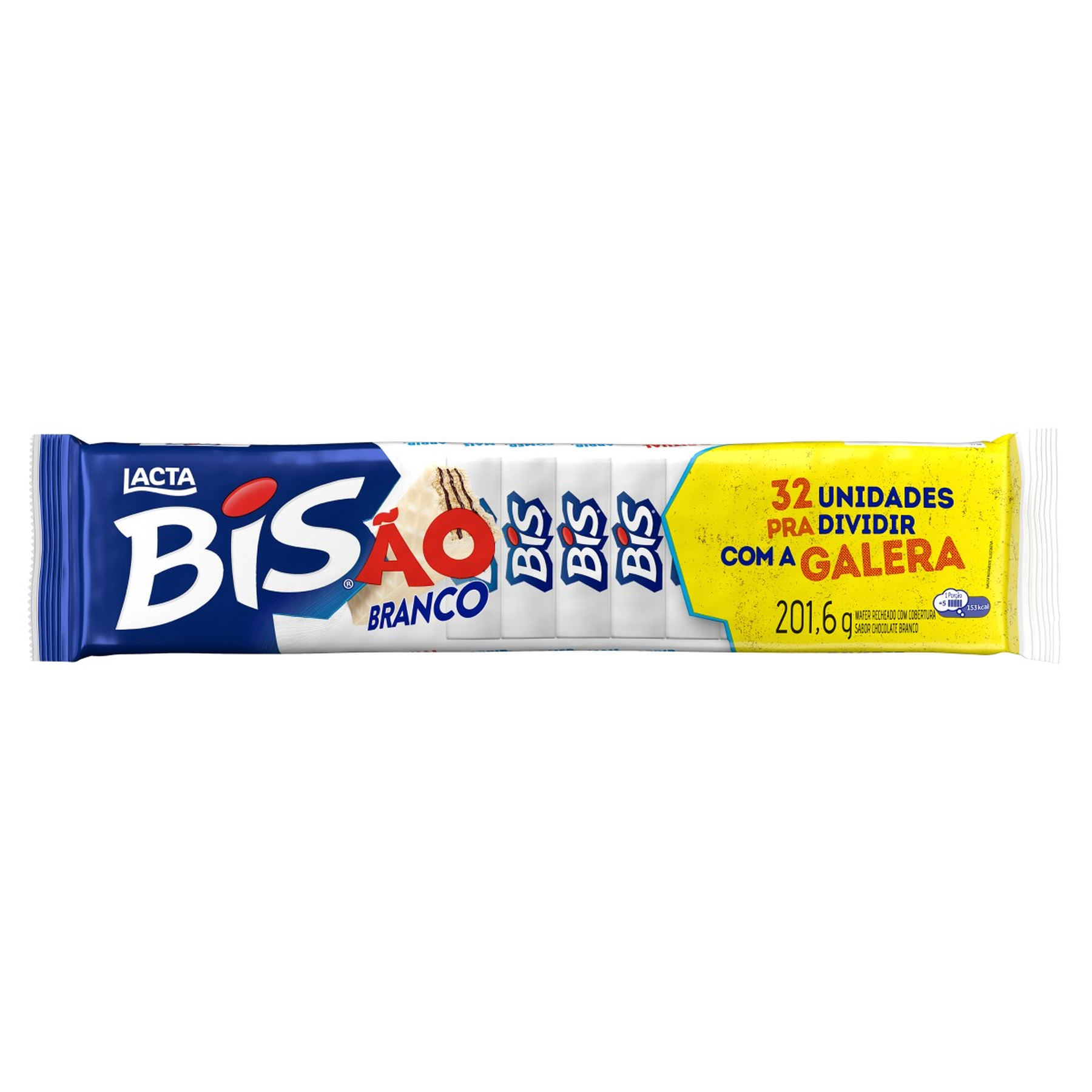 Wafer Bis Chocolate Branco Lacta Pacote 201,6g