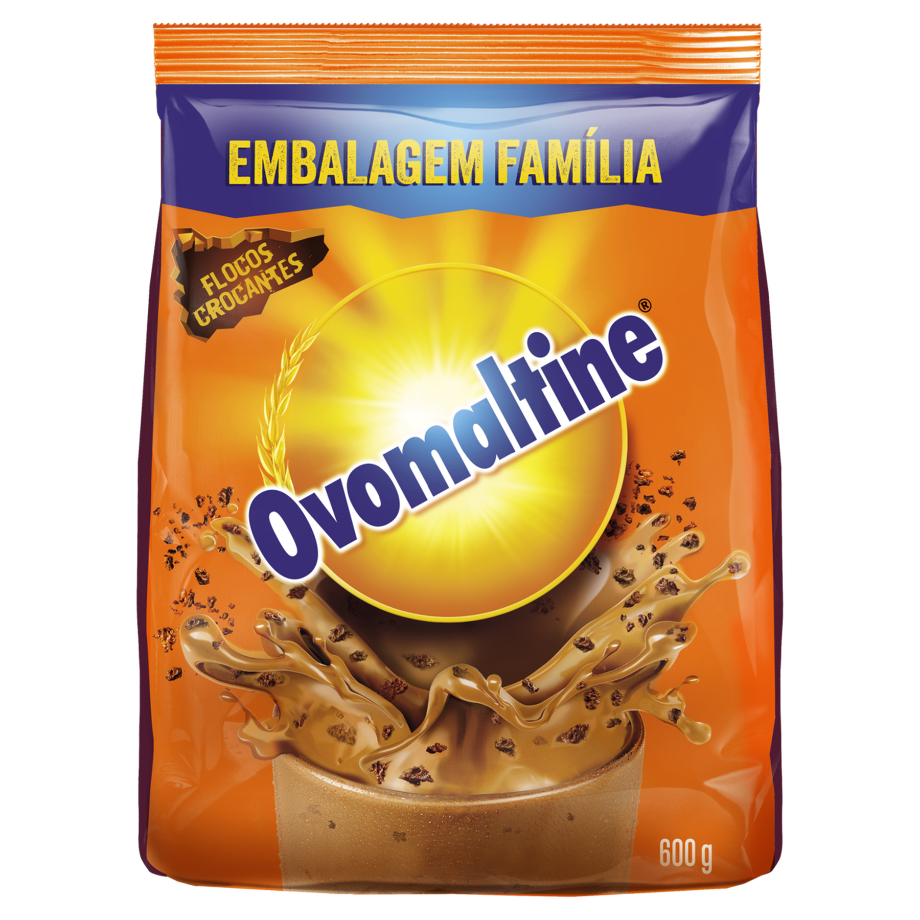 Achocolatado Flocos Crocantes Ovomaltine Sach&ecirc; 600g