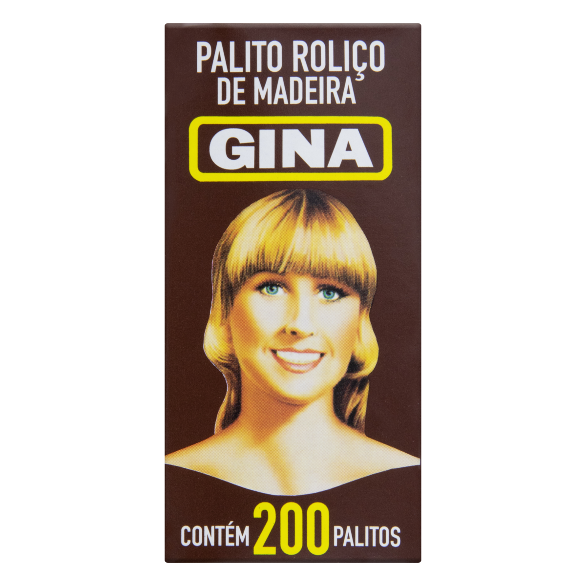 Palito Roli&ccedil;o Gina Caixa 200 Unidades