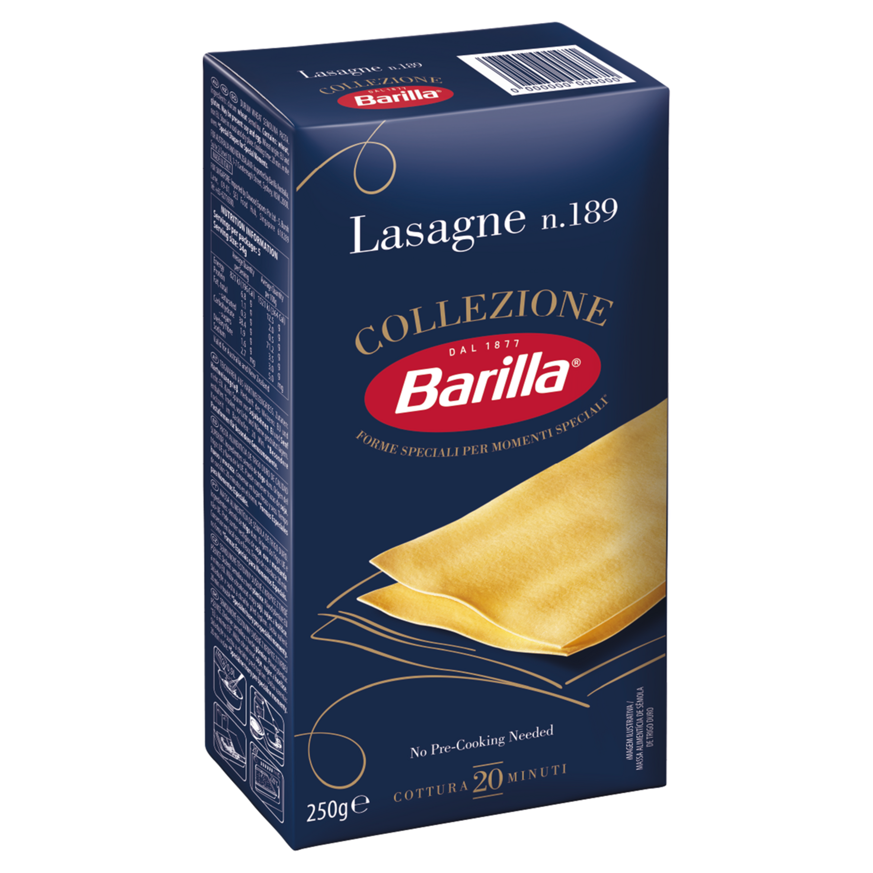 Massa de S&ecirc;mola de Trigo Barilla Caixa 250g&nbsp;