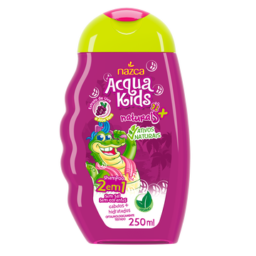 Shampoo Acqua Kids 2em1 Uva 250ml