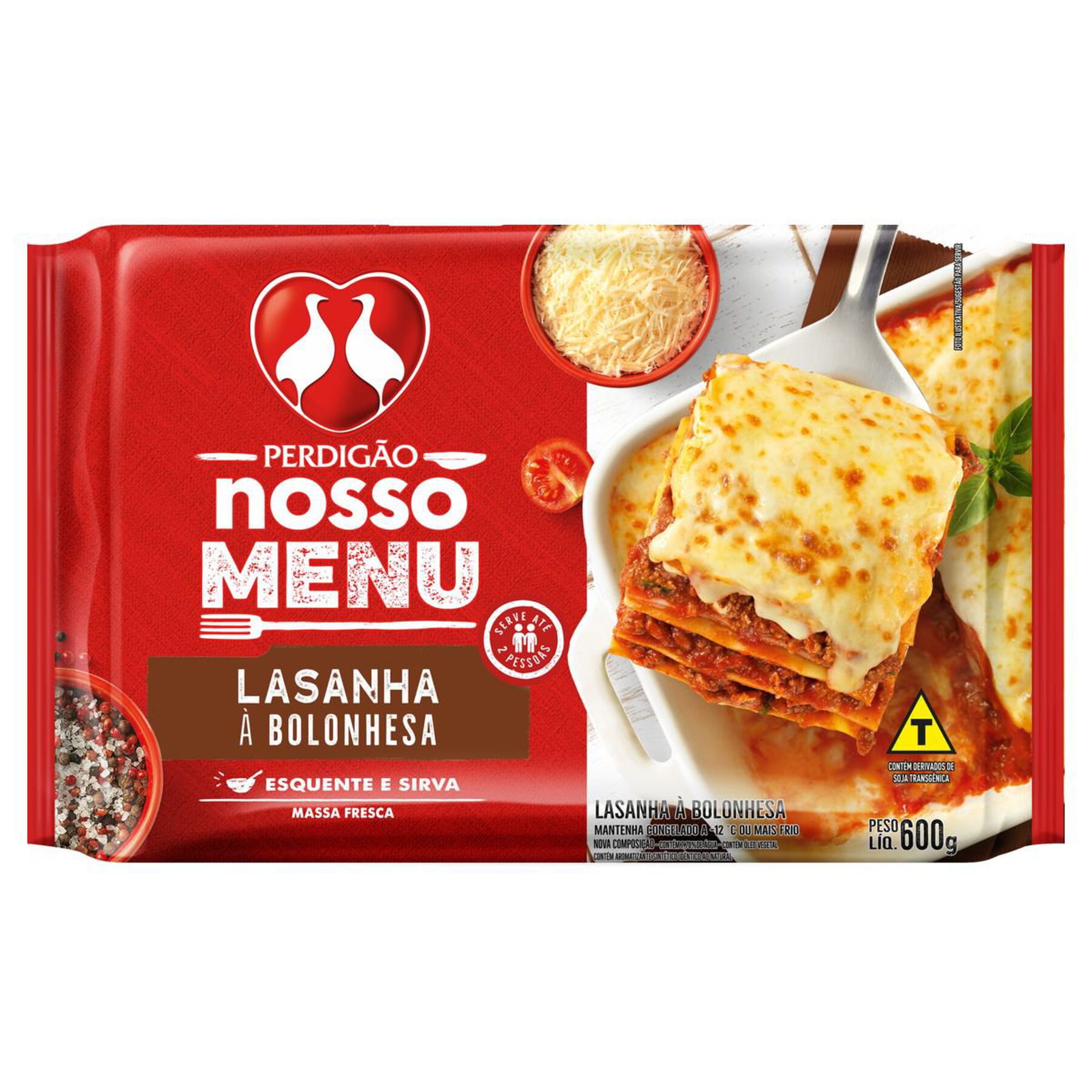 Lasanha Bolonhesa Perdigão Pacote 600g