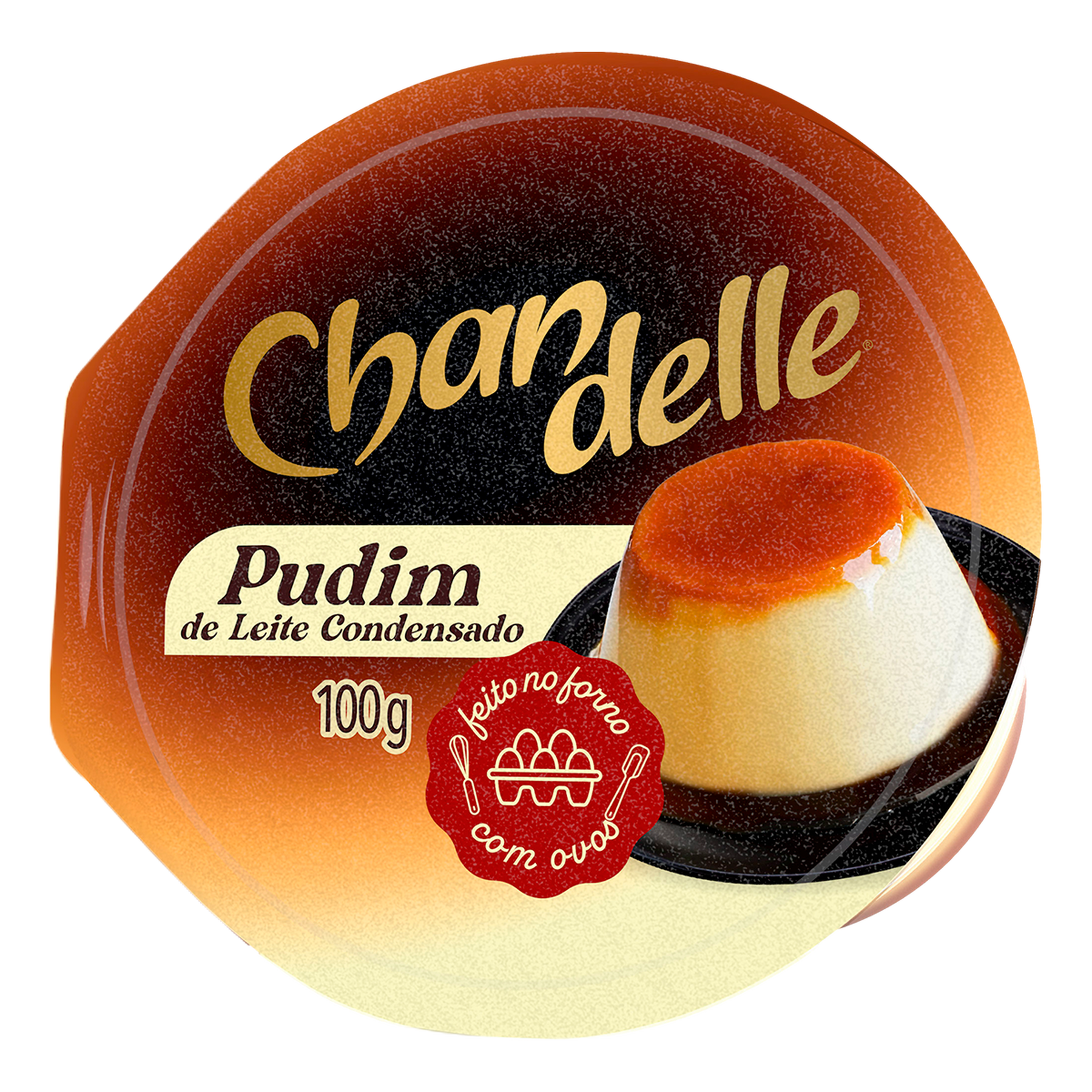 Sobremesa Láctea Pudim Leite Condensado Chandelle Pote 100g