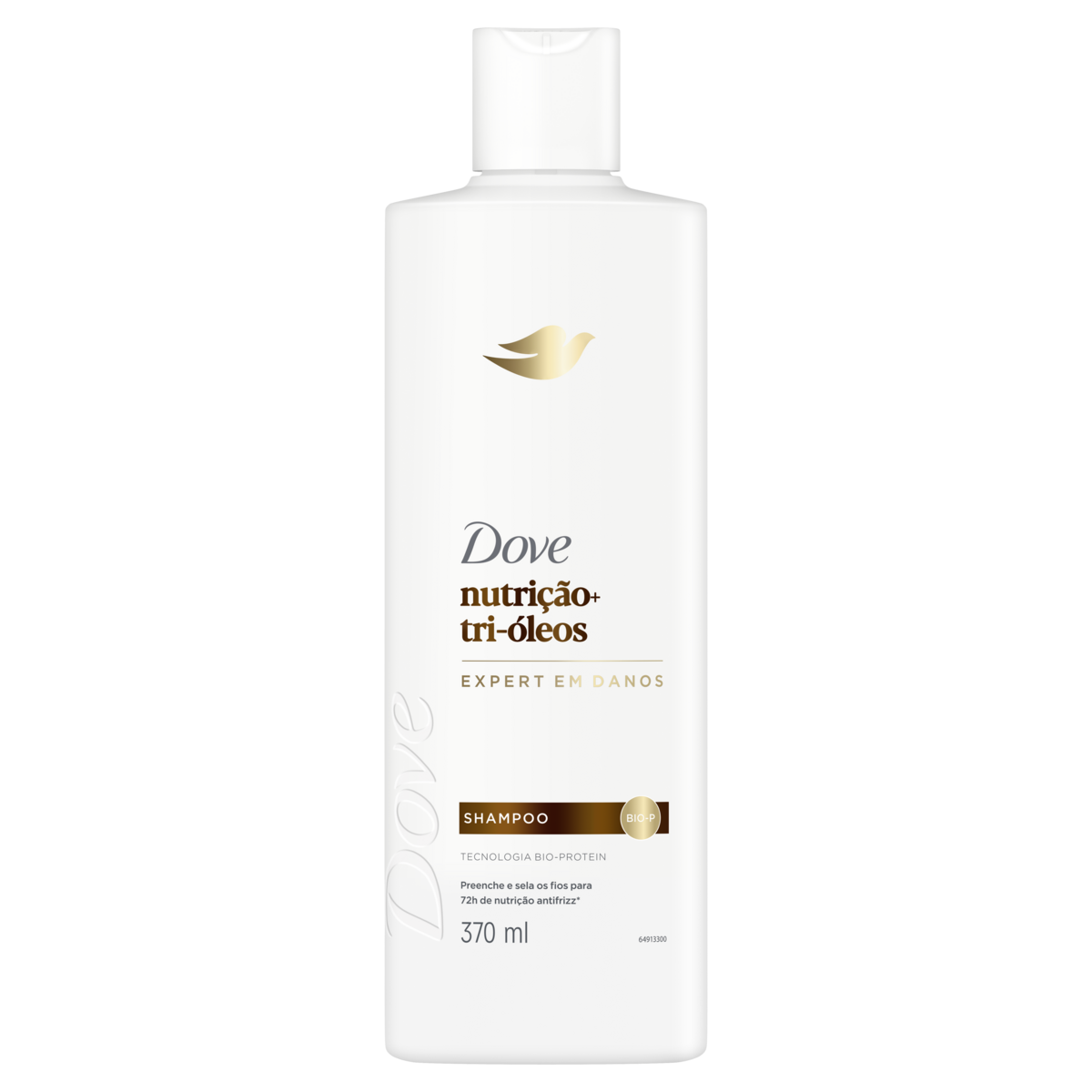 Shampoo Dove Nutri&ccedil;&atilde;o + Tri-&Oacute;leos Frasco 370ml