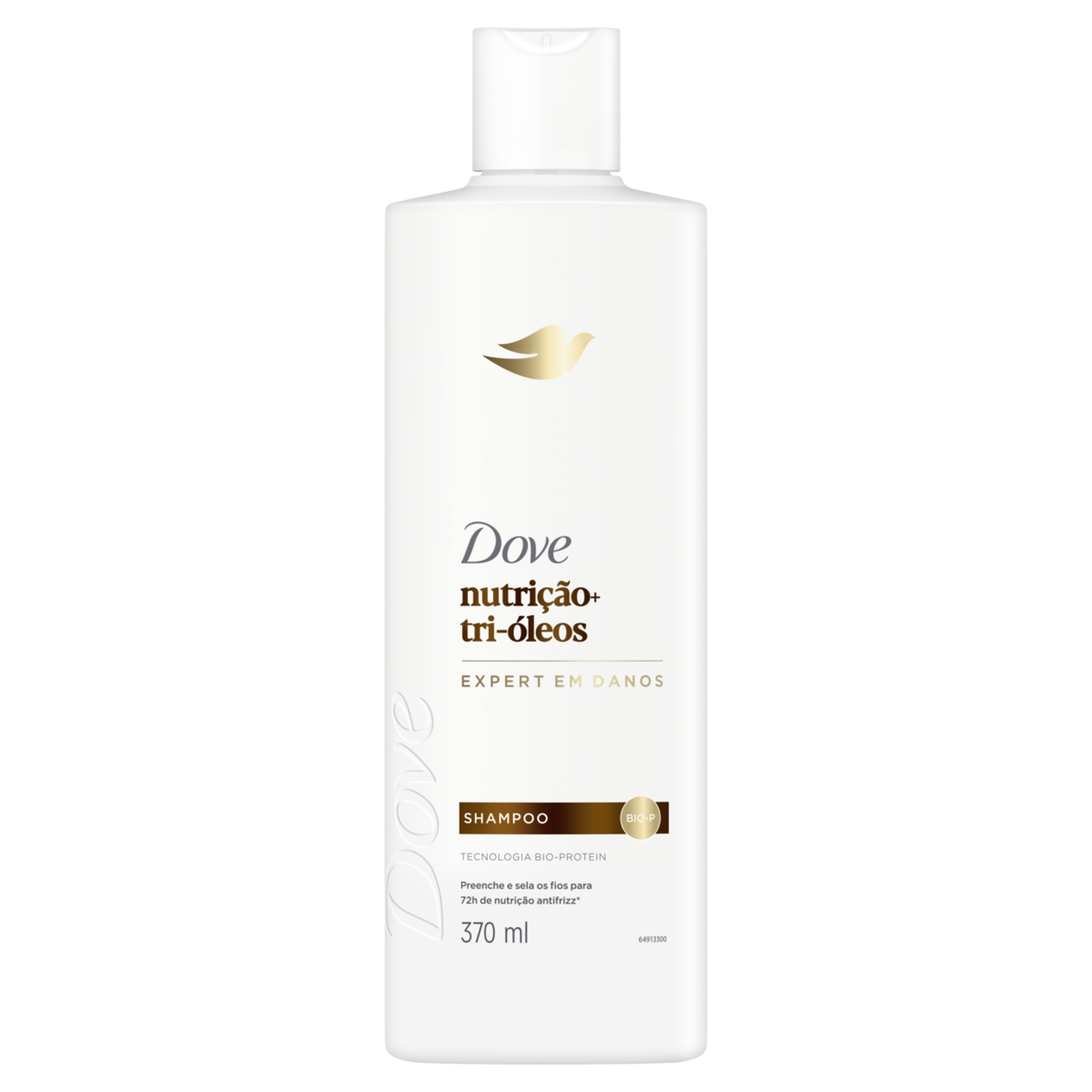 Shampoo Dove Nutri&ccedil;&atilde;o + Tri-&Oacute;leos Frasco 370ml