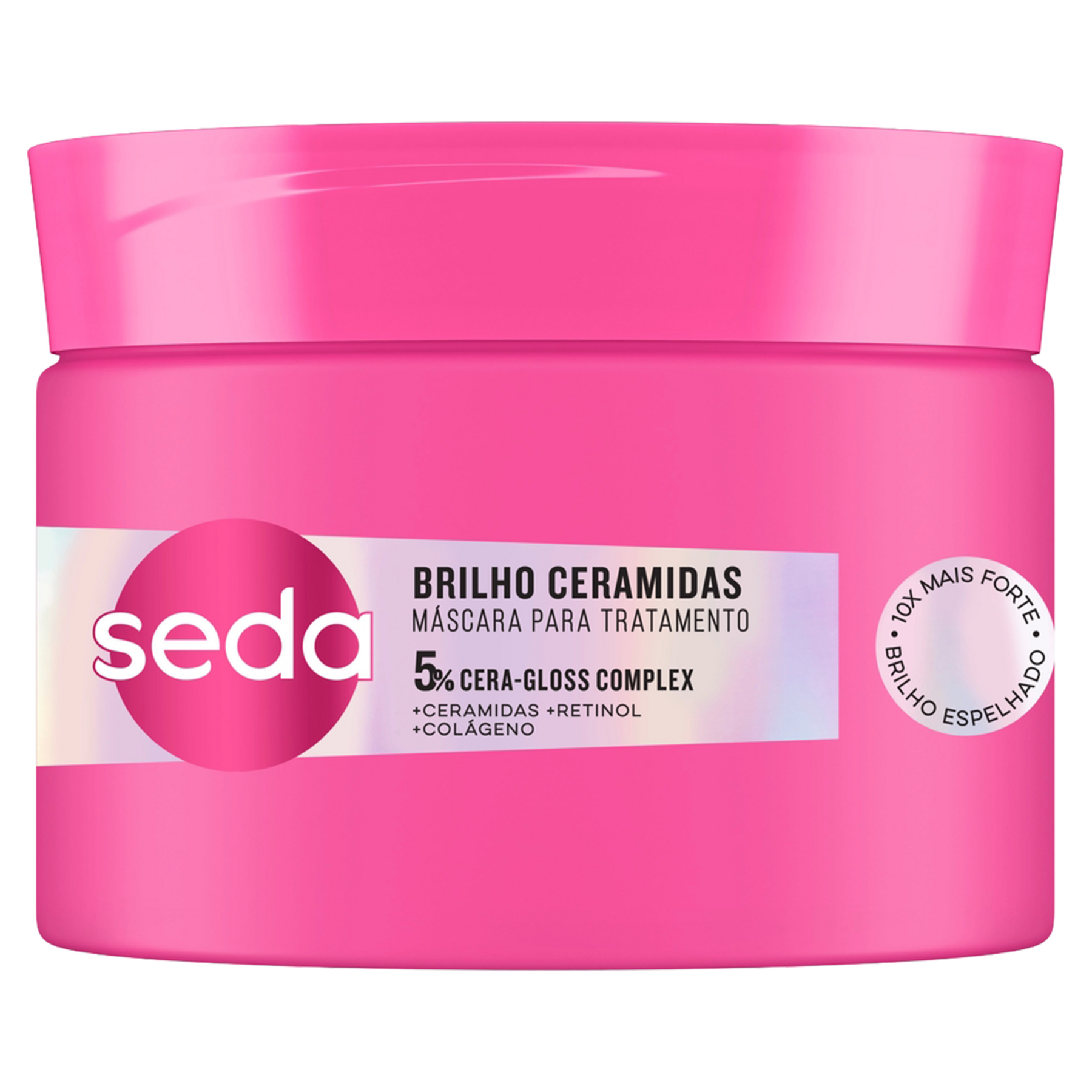 M&aacute;scara de Tratamento Brilho Ceramidas Seda Pote 300g