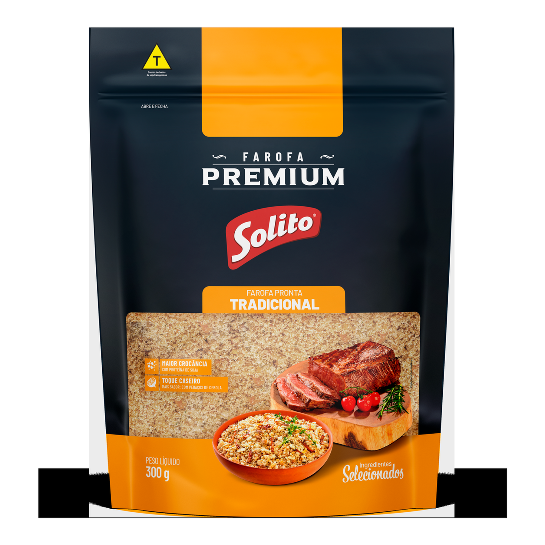 Farofa Tradicional Solito Premium Pouch 300g