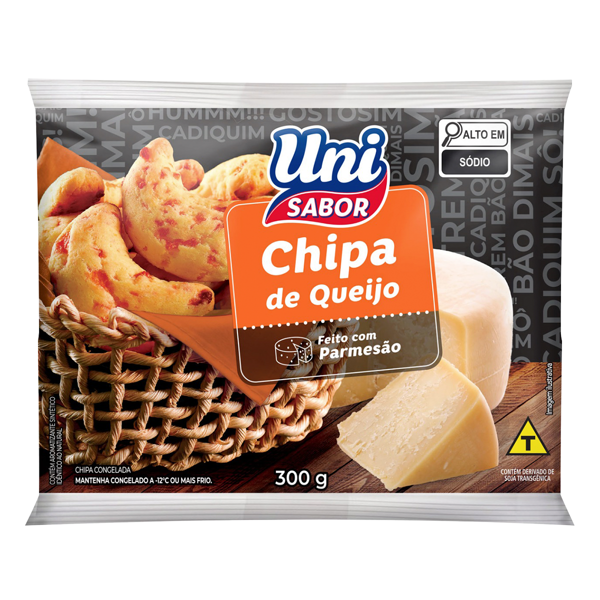 Chipa de Queijo Uni Sabor Pacote 300g