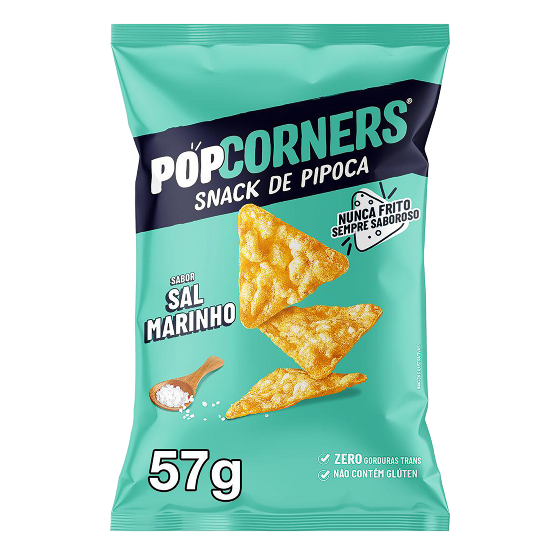 Salgadinho de Milho Sea Salt Popcorners Pacote 57g