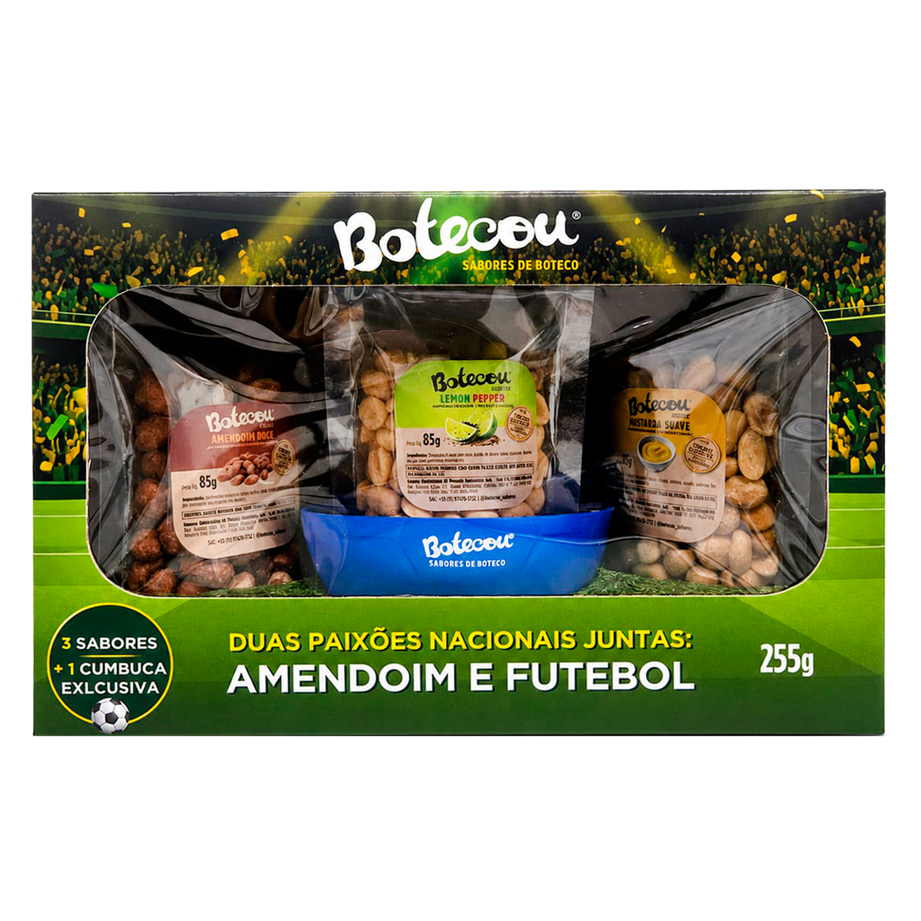Amendoim Sortidos Botecou 360g - Gr&aacute;tis 01 Cumbuca Exclusiva