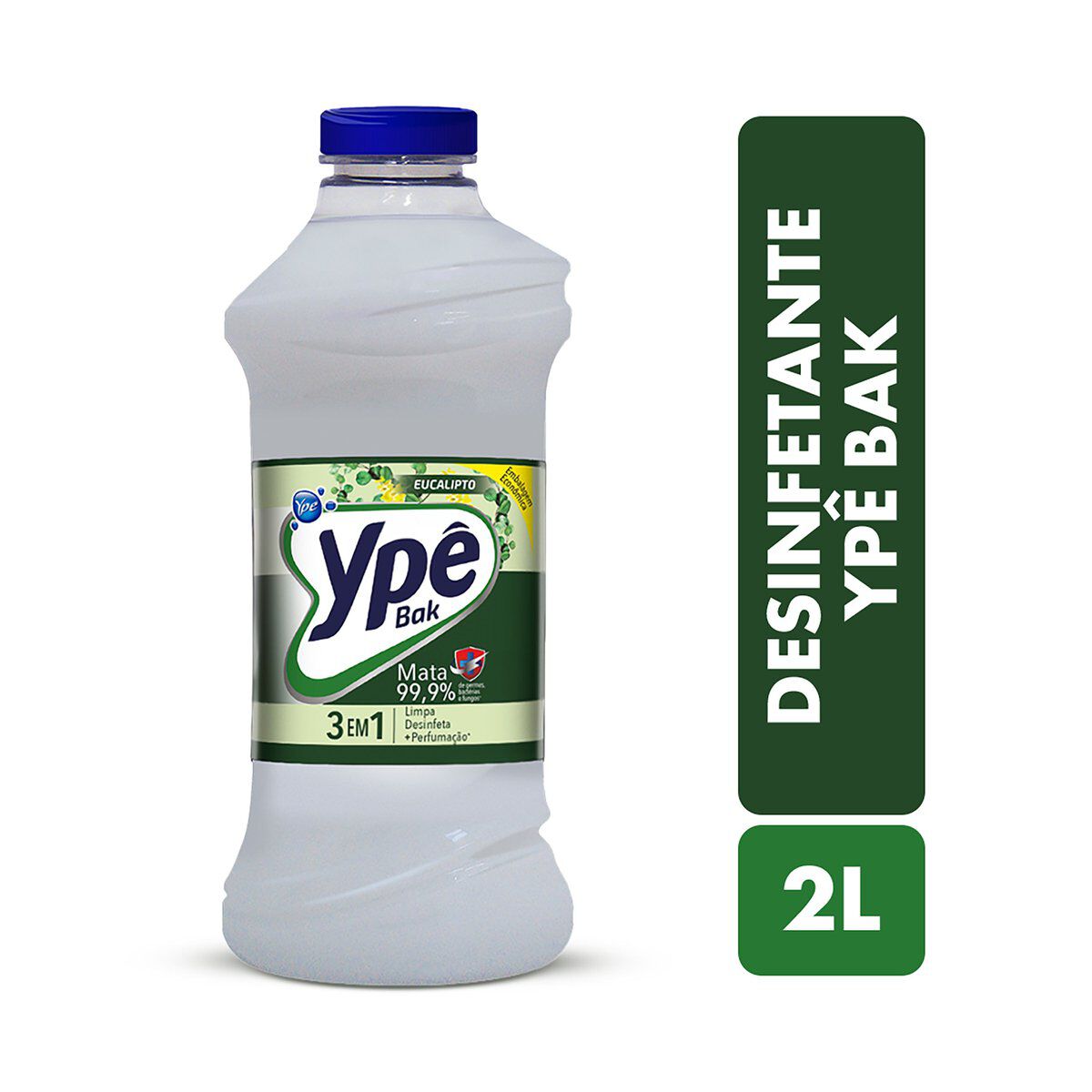 Desinfetante Uso Geral Eucalipto Yp&ecirc; Bak Frasco 2l