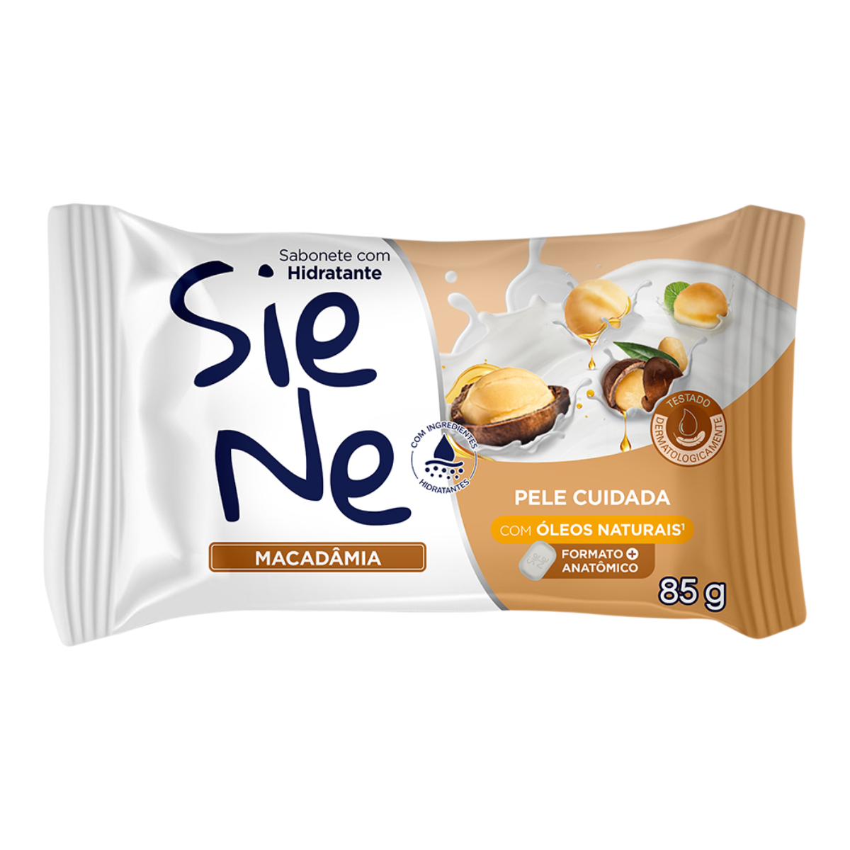 Sabonete em Barra Hidratante Macad&acirc;mia Siene Flow Pack 85g