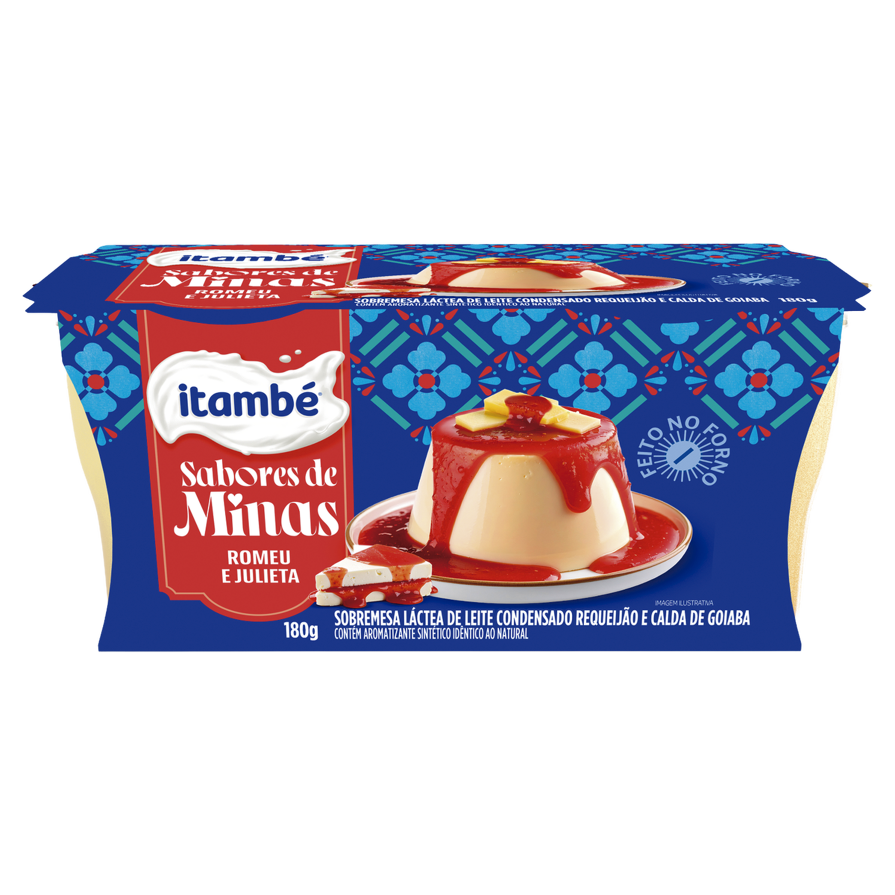 Sobremesa L&aacute;ctea Romeu e Julieta Itamb&eacute; Sabores de Minas Pote 180g C/2 Unidades
