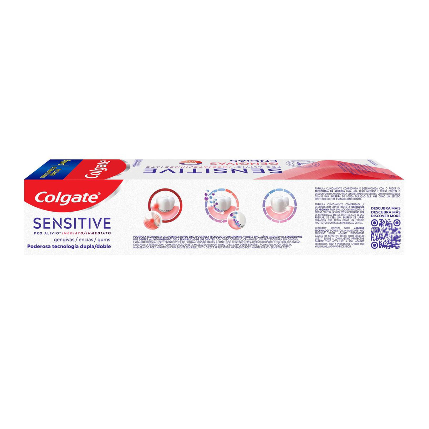 Creme Dental para Sensibilidade Colgate Sensitive Pro Alívio Imediato Gengiva 140g