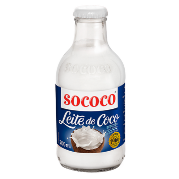 Leite de Coco RTC Sococo Vidro 200ml