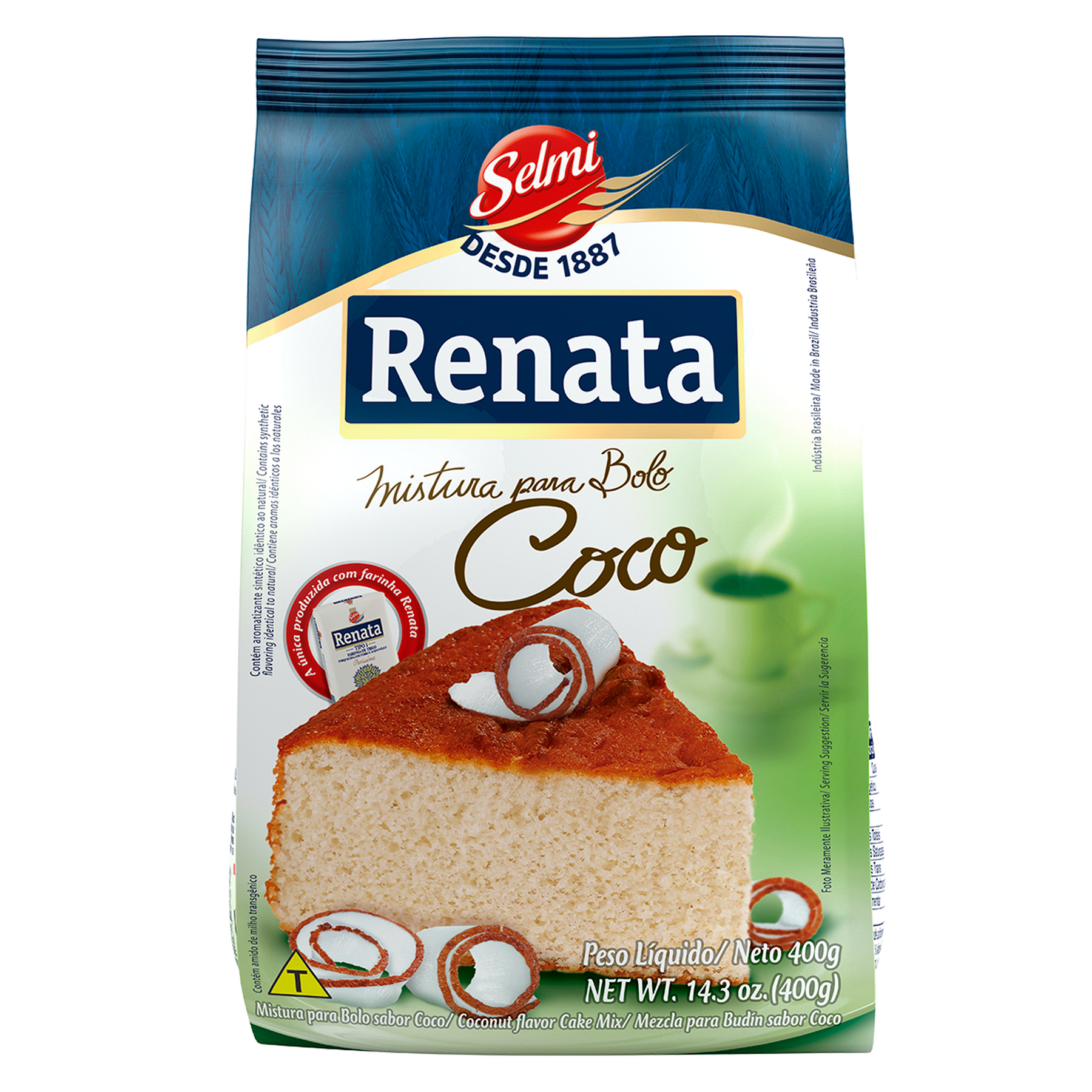 Mistura para Bolo Coco Renata 400g