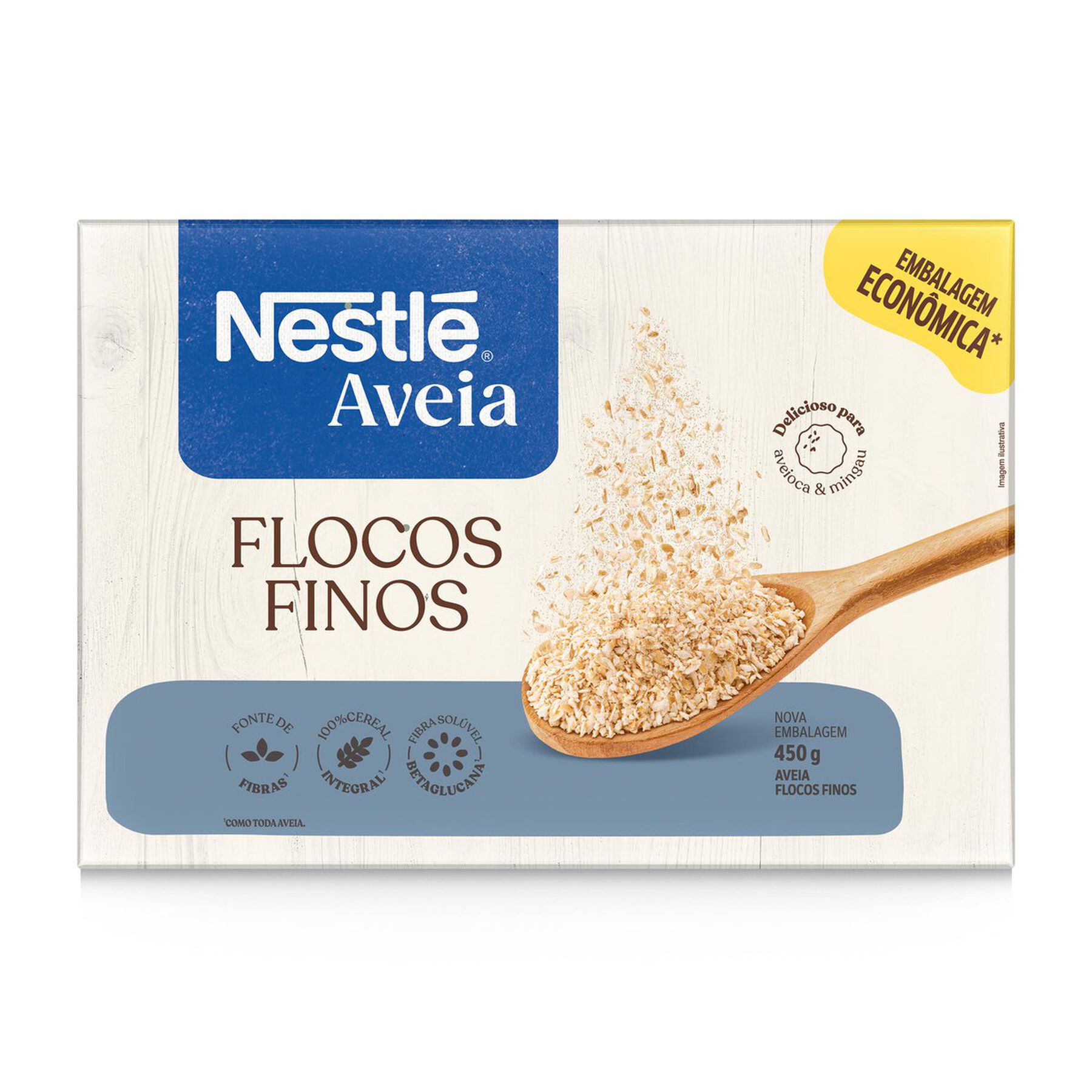 Aveia Nestlé Flocos Finos 450g