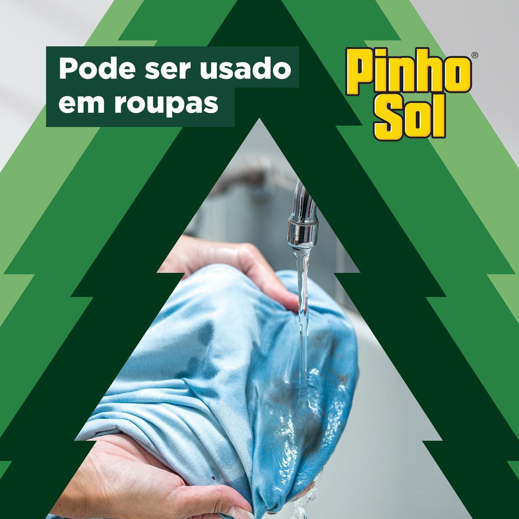 Desinfetante Multiuso Original Pinho Sol Frasco 500ml - Embalagem Leve 500ml Pague 450ml