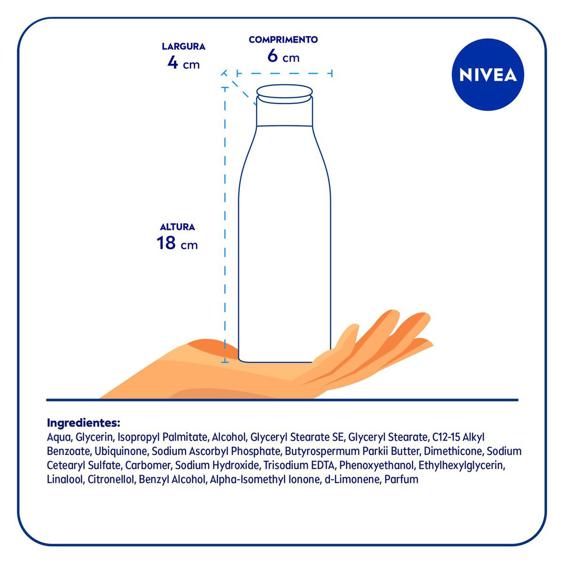 Lo&ccedil;&atilde;o Firmadora Todos os Tipos de Pele Q10 + Vitamina C Nivea 200ml